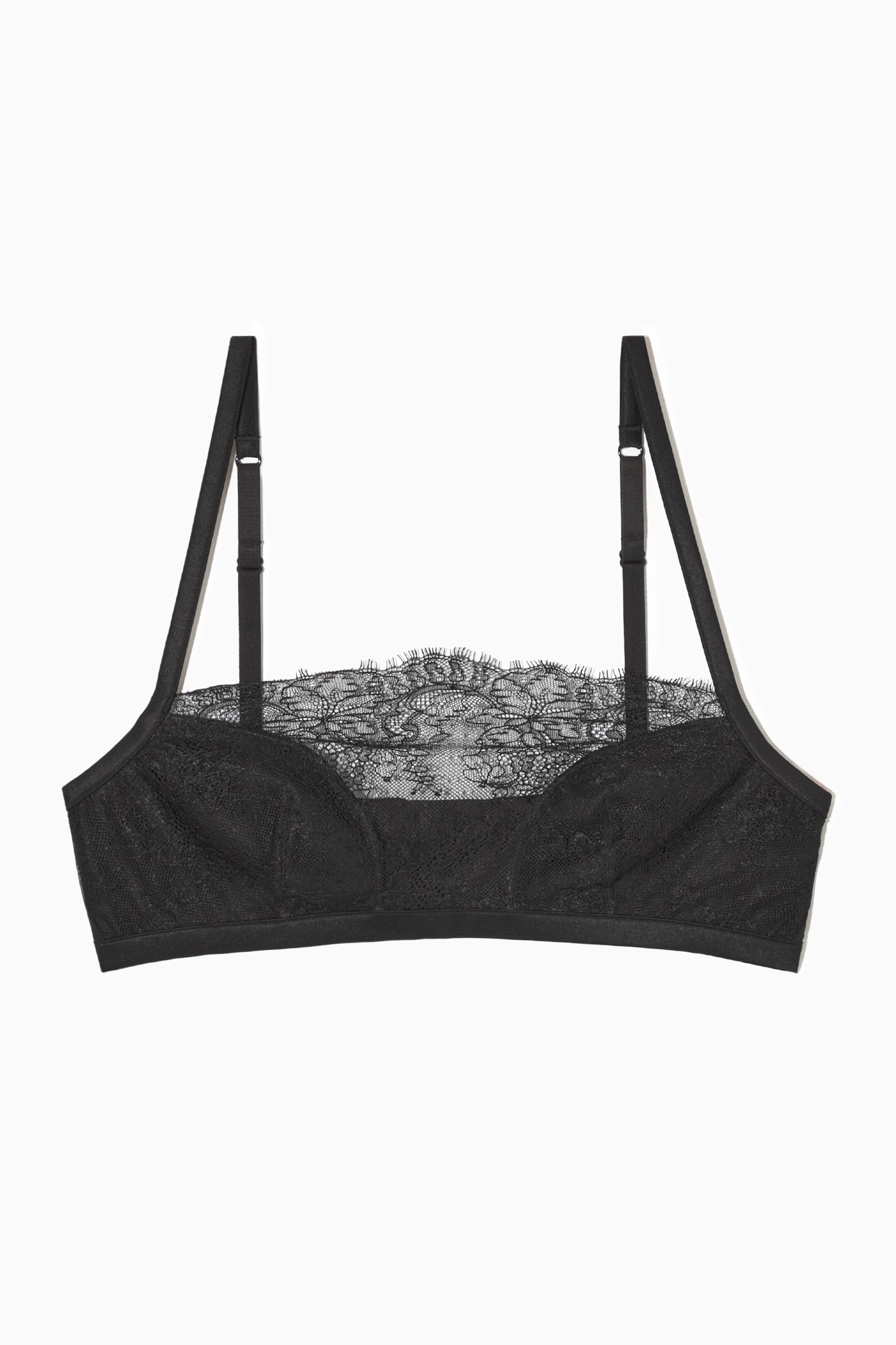 LACE-TRIMMED BRA