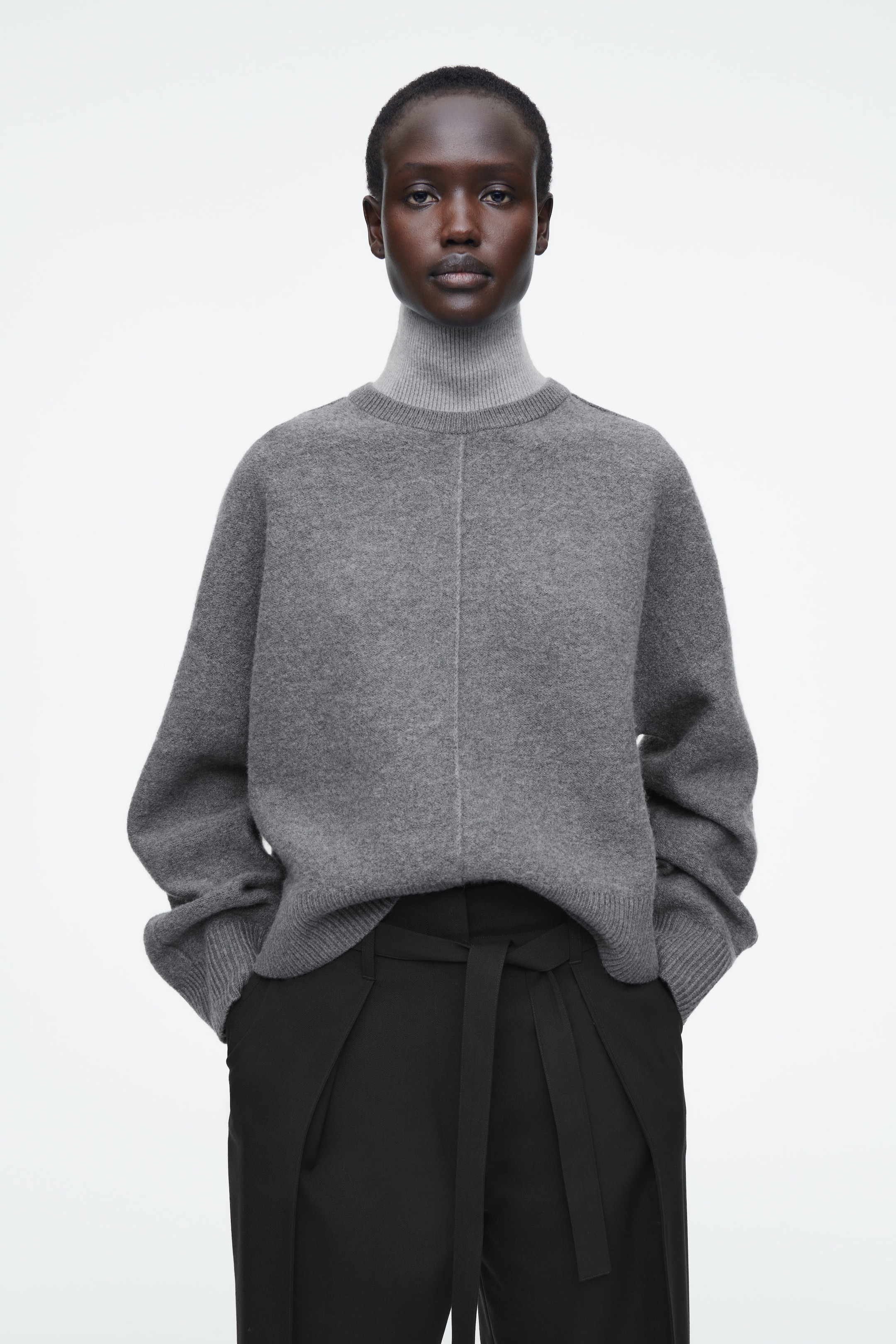 COLOUR-BLOCK-WOLLPULLOVER IN LAGEN-OPTIK