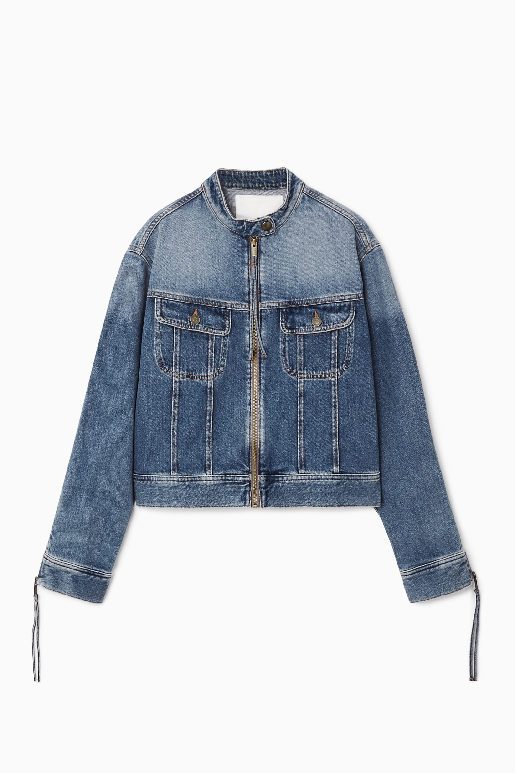 DENIM MOTO JACKET