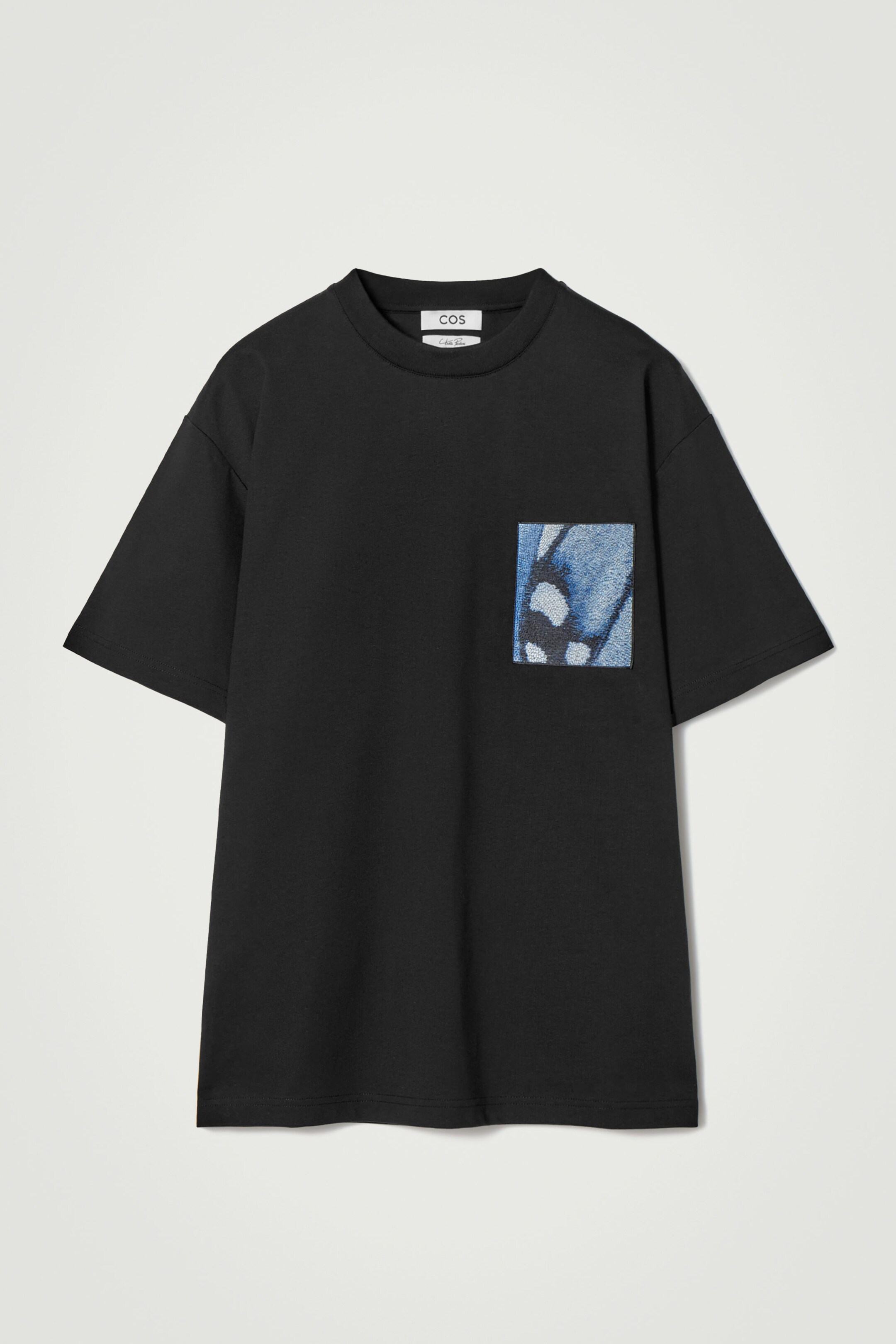 OVERSIZED JACQUARD-PATCH T-SHIRT