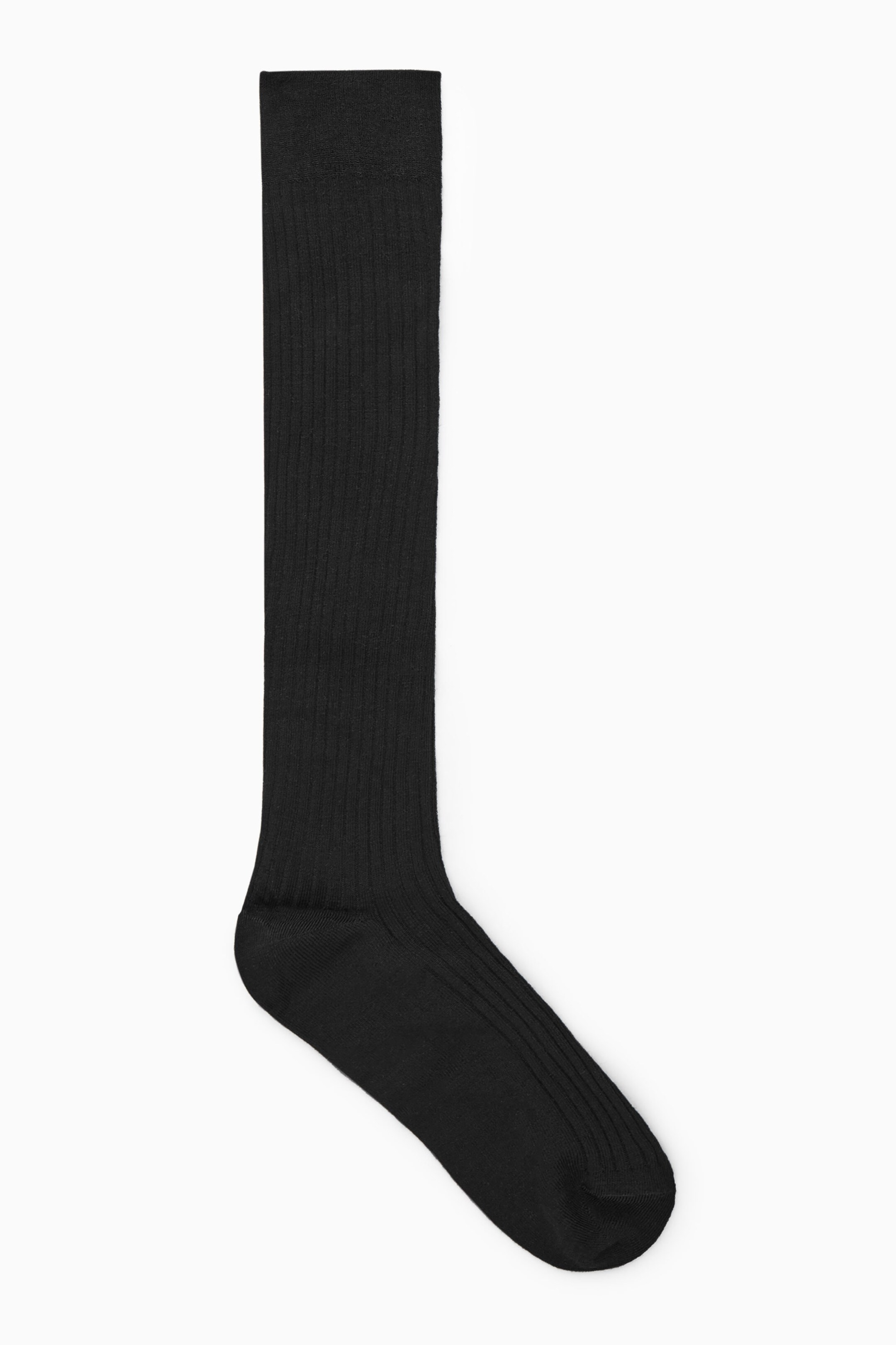 WOOL KNEE-HIGH SOCKS