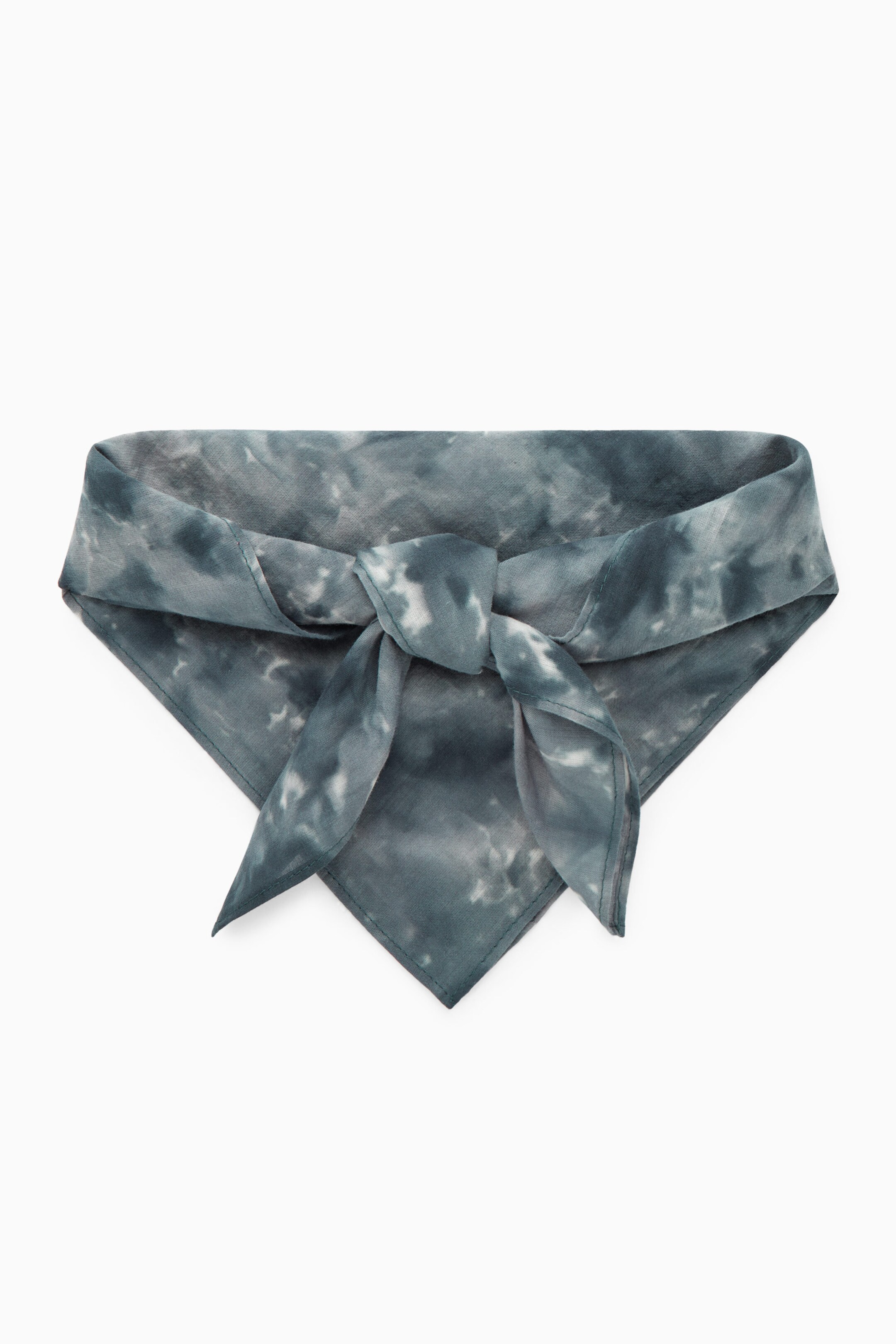 TIE-DYE PRINT NECK SCARF