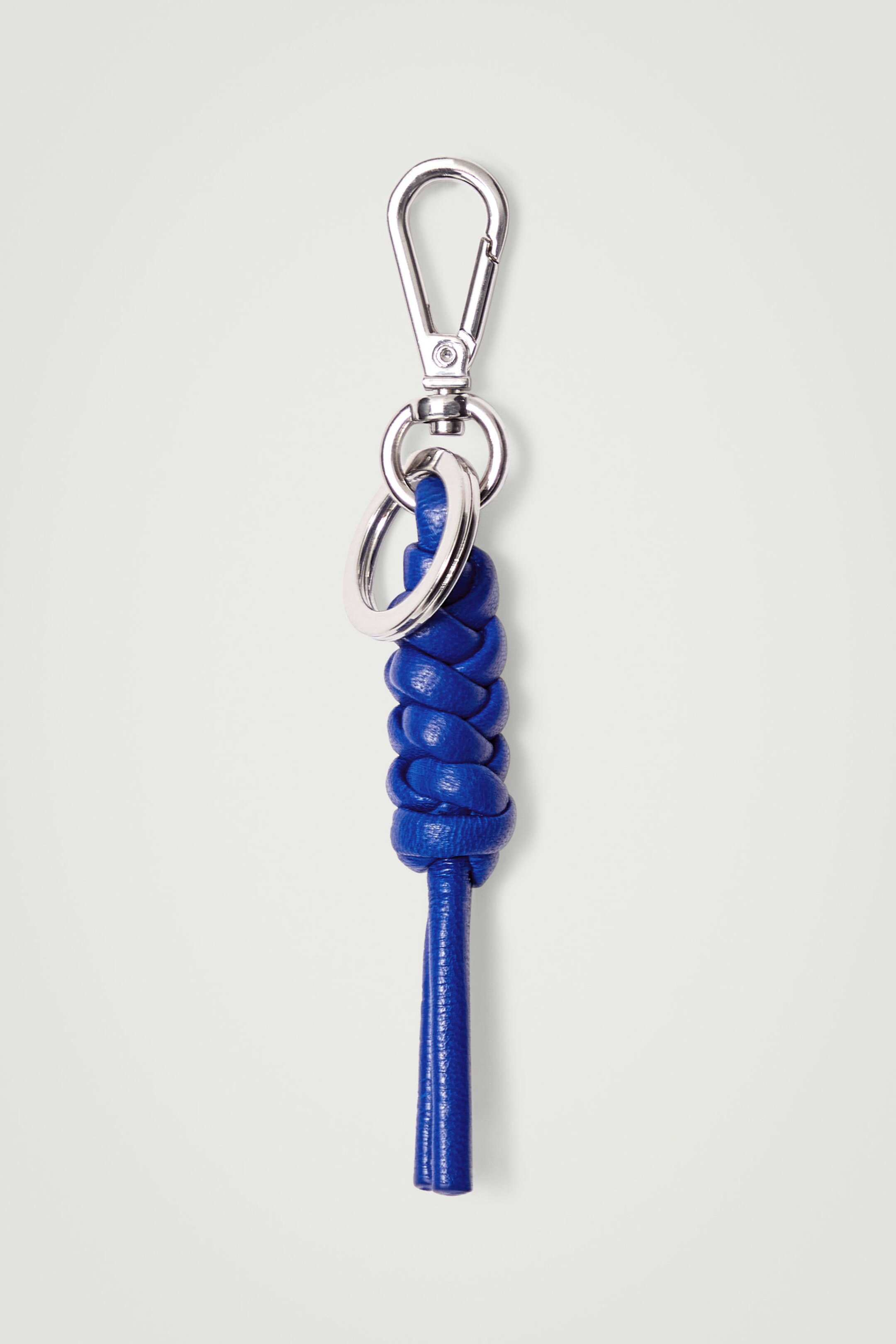 KNOTTED LEATHER KEYRING