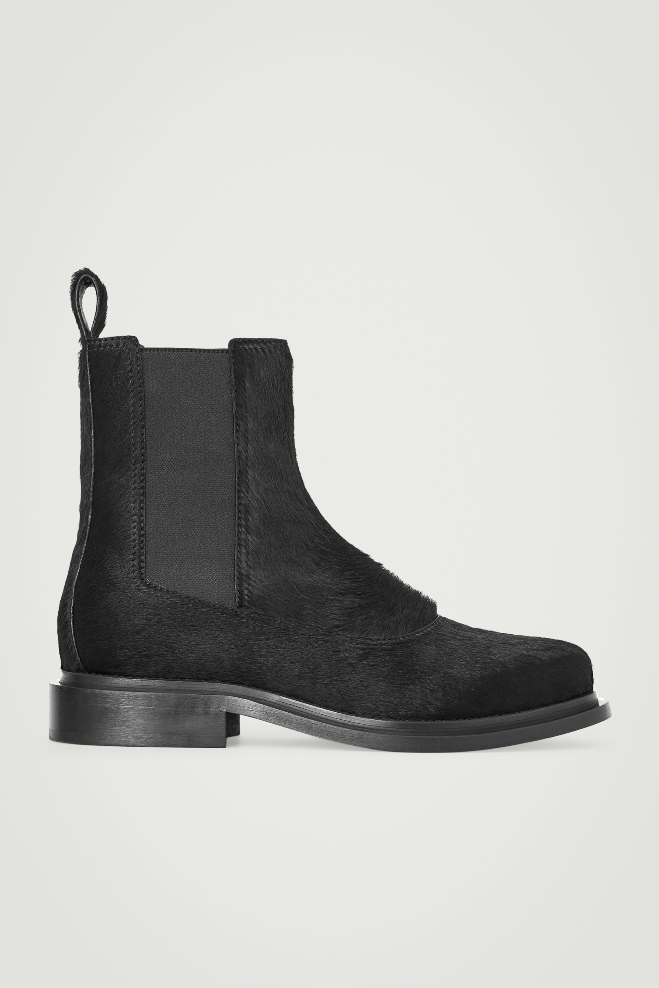 THE PONY HAIR CHELSEA BOOTS