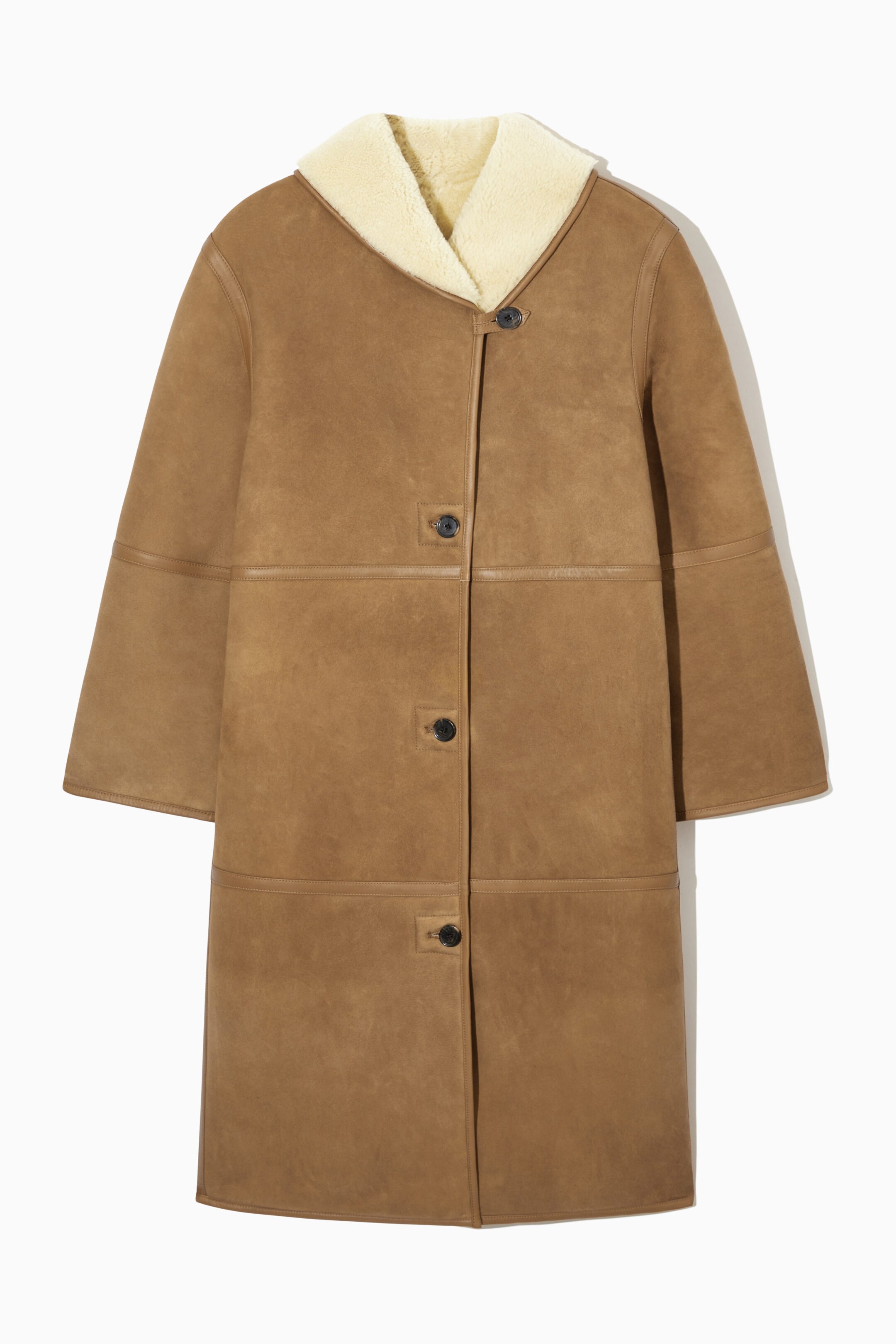 WENDBARER OVERSIZED-MANTEL AUS SHEARLING