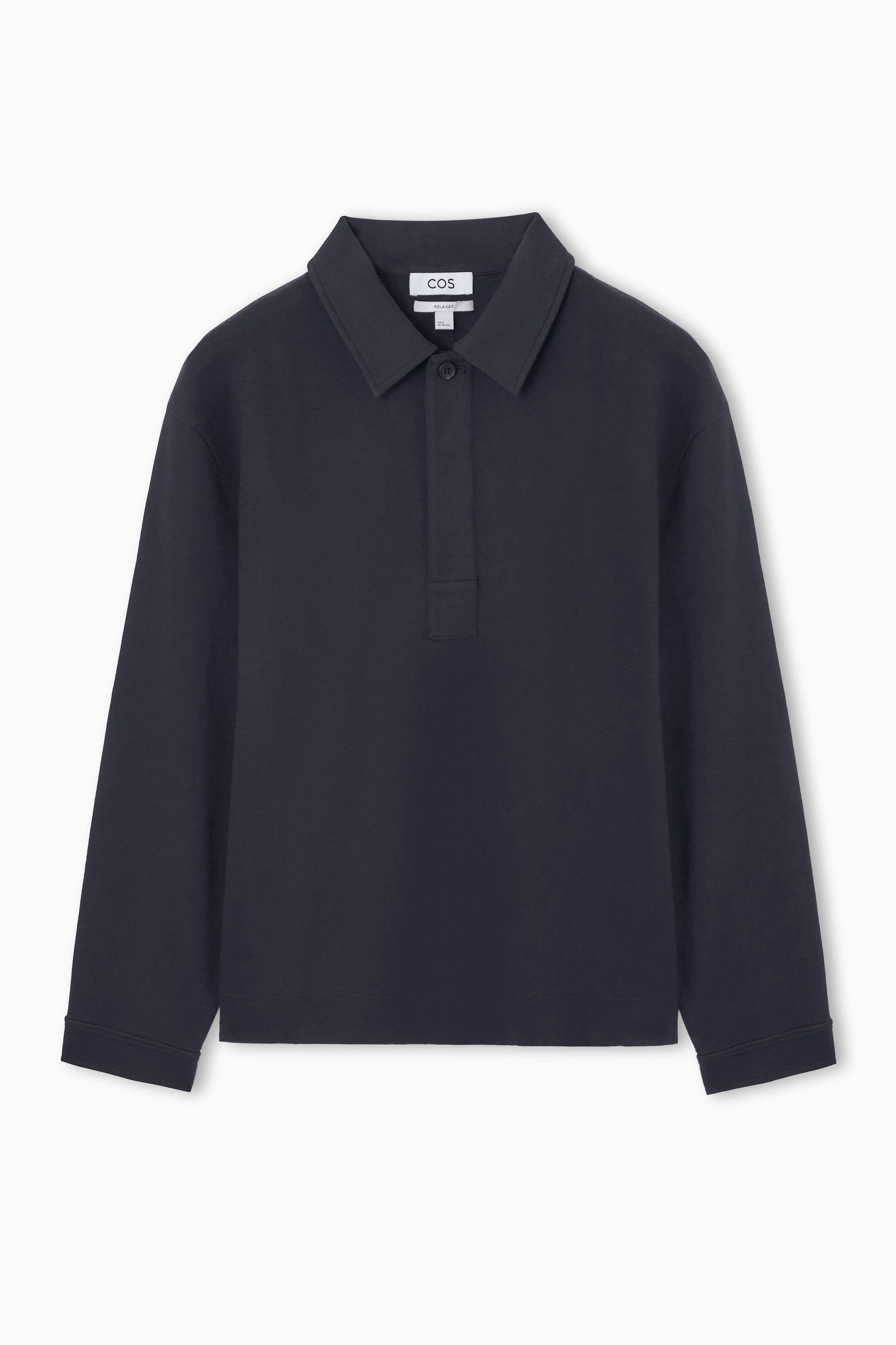 LONG-SLEEVED JERSEY POLO SHIRT