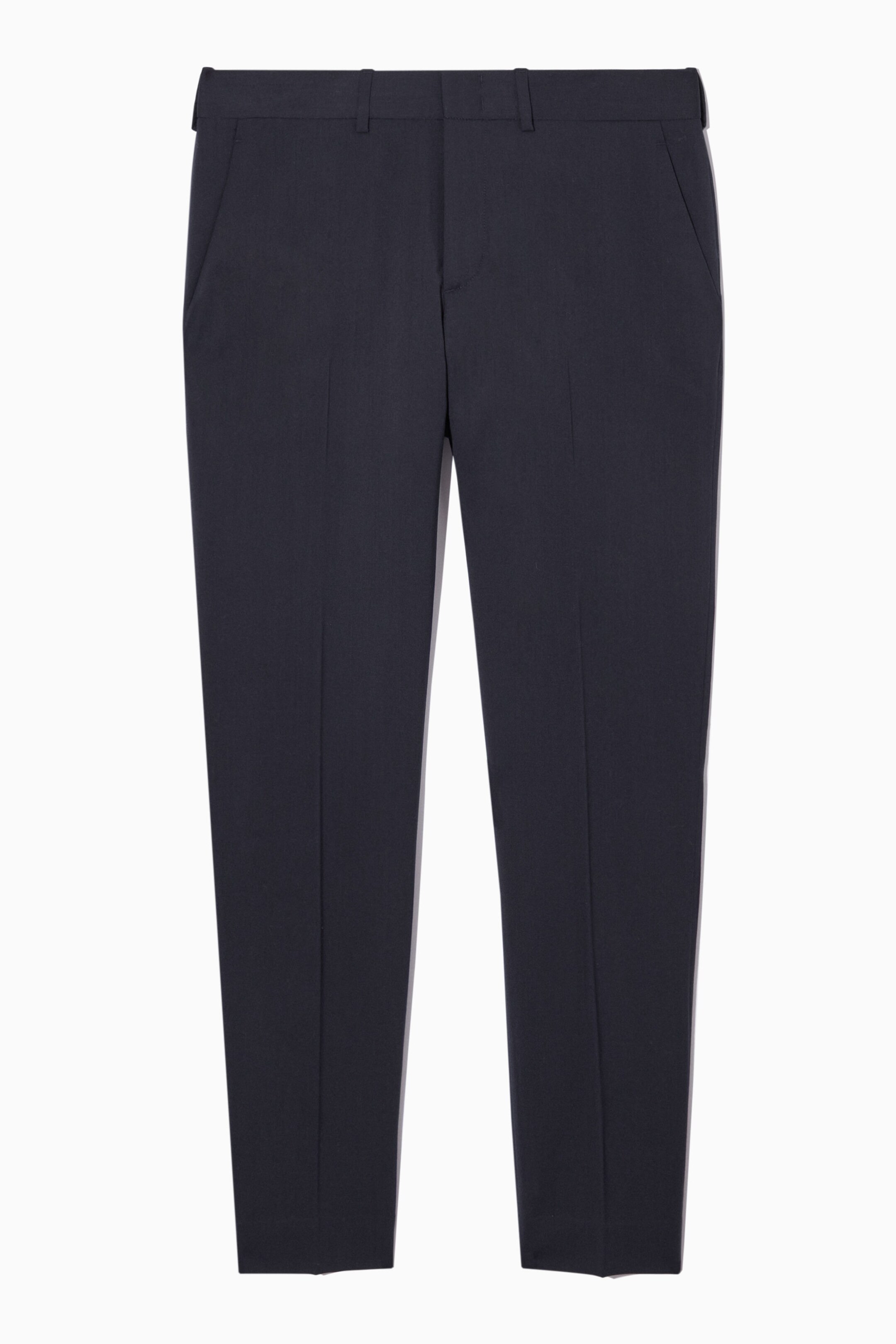 SLIM-FIT WOOL TROUSERS