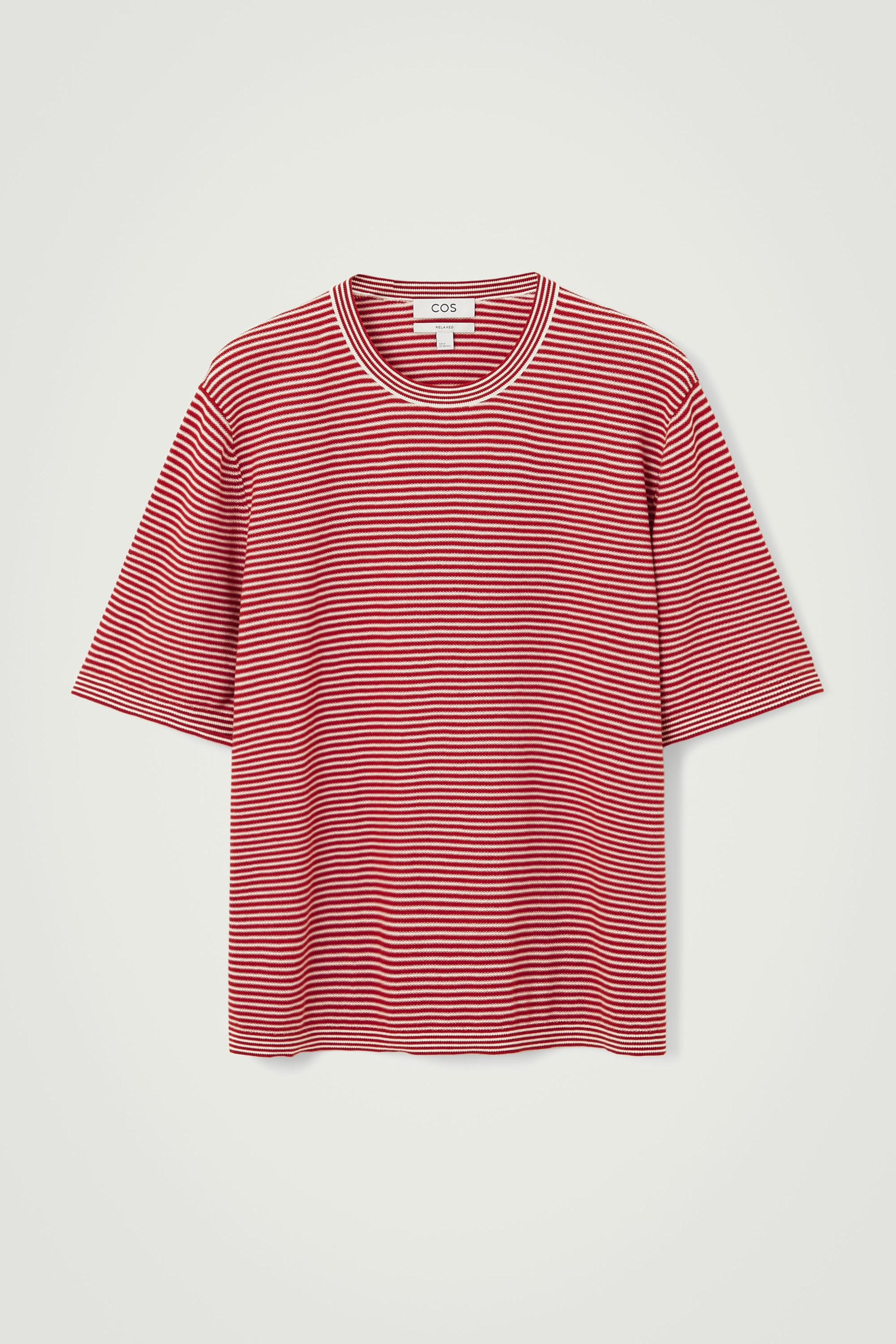 STRIPED KNIT T-SHIRT