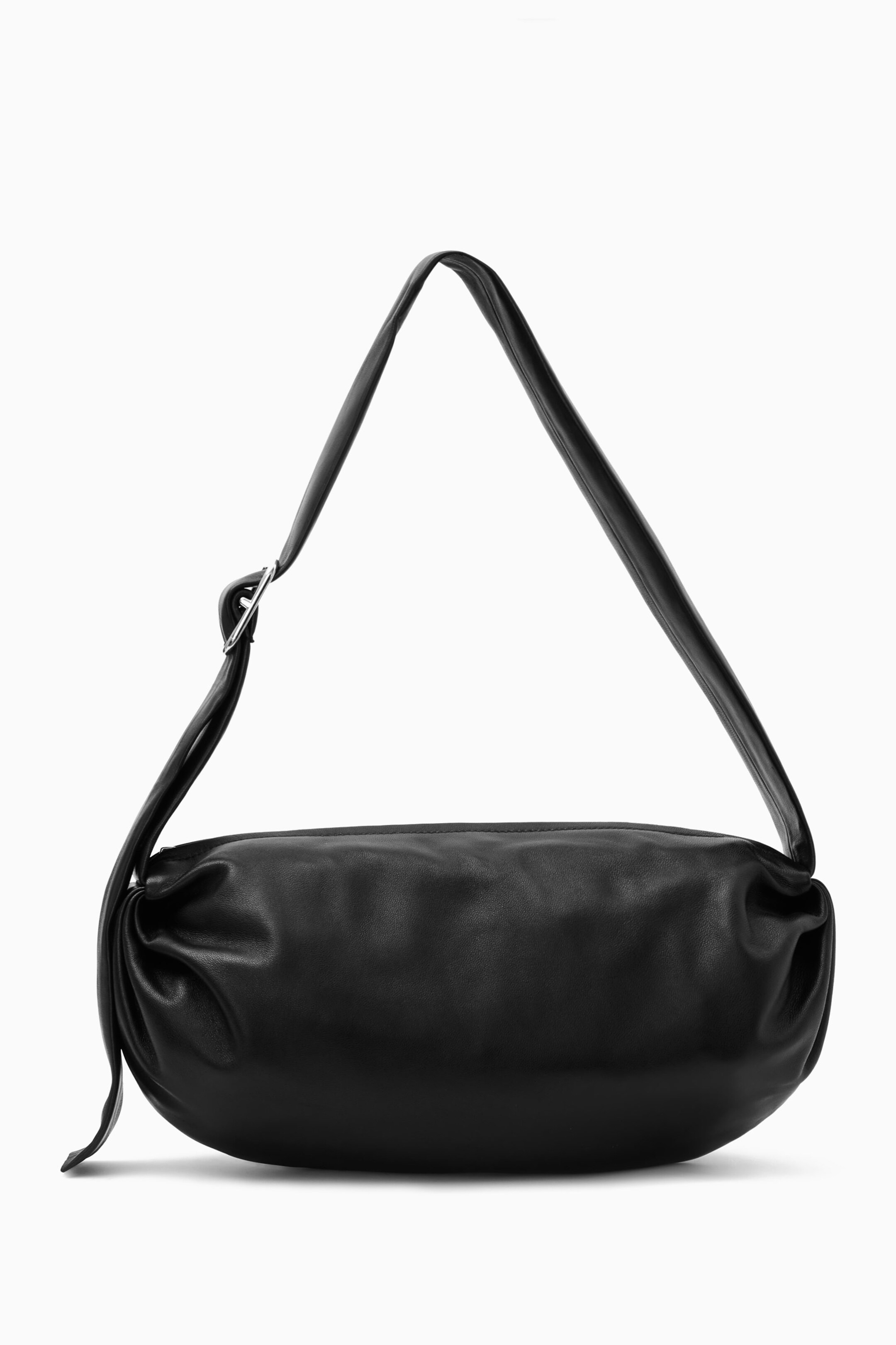 GATHERED CROSSBODY - LEATHER