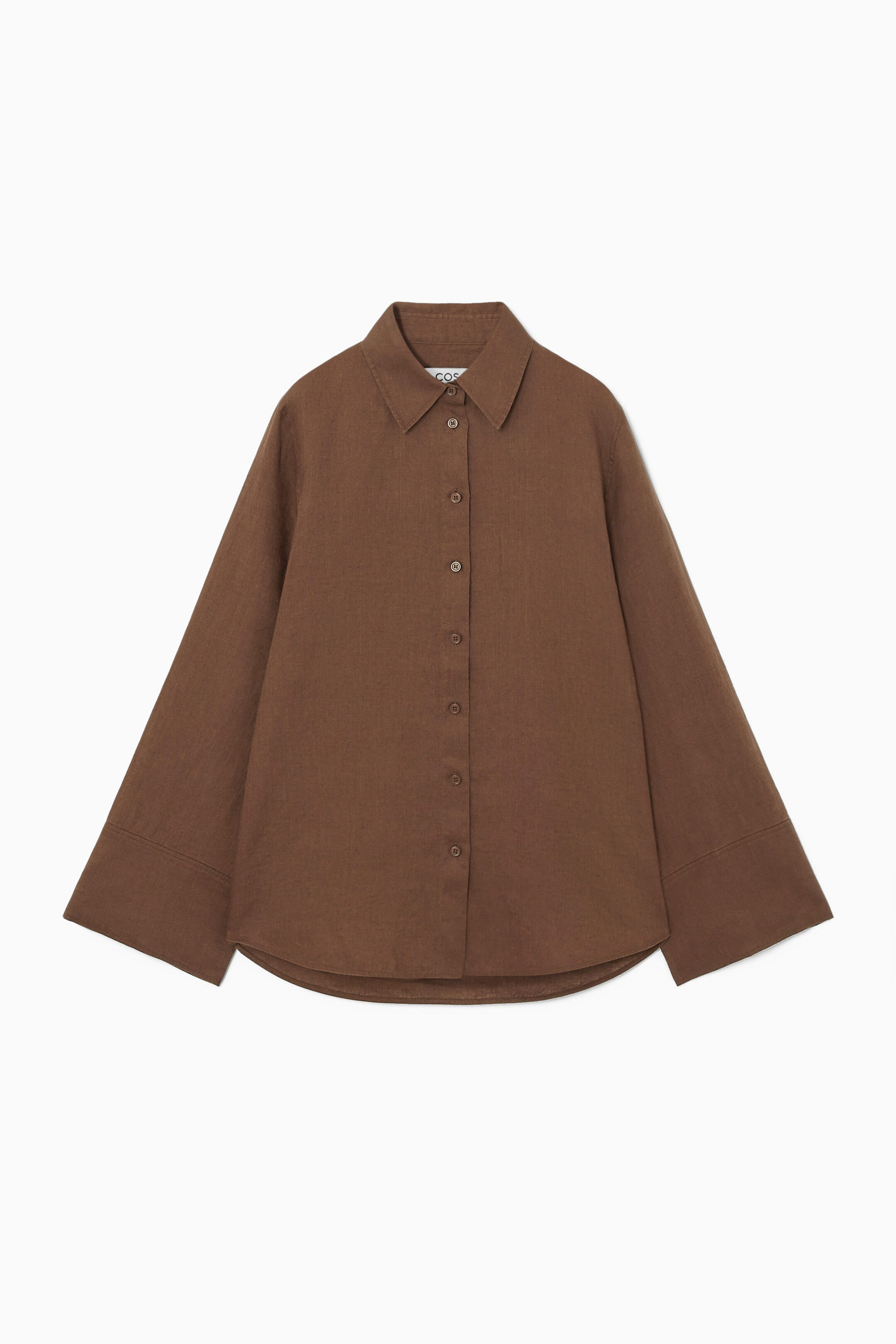 WIDE-SLEEVED LINEN SHIRT