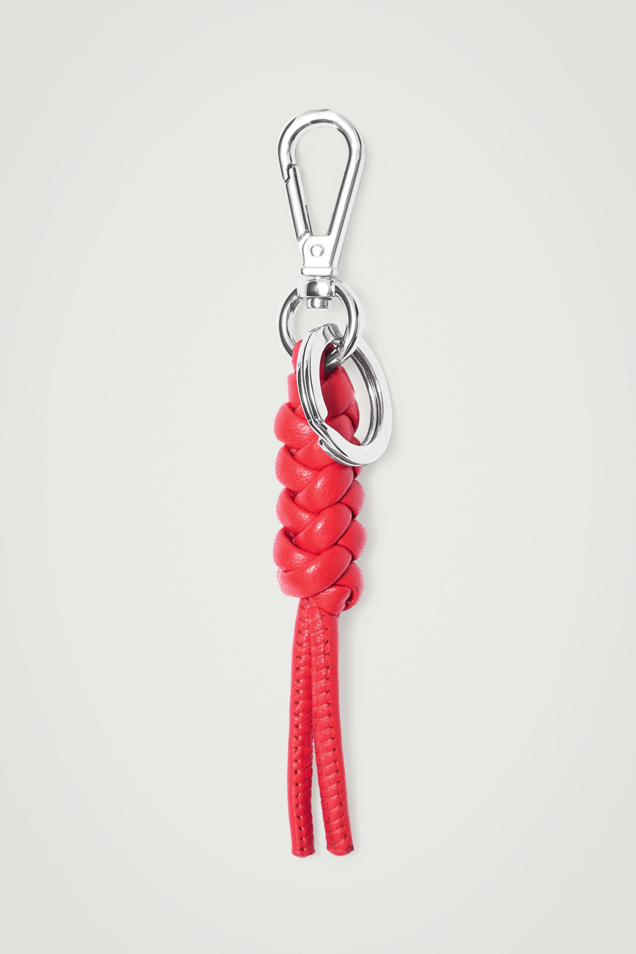 KNOTTED LEATHER KEYRING