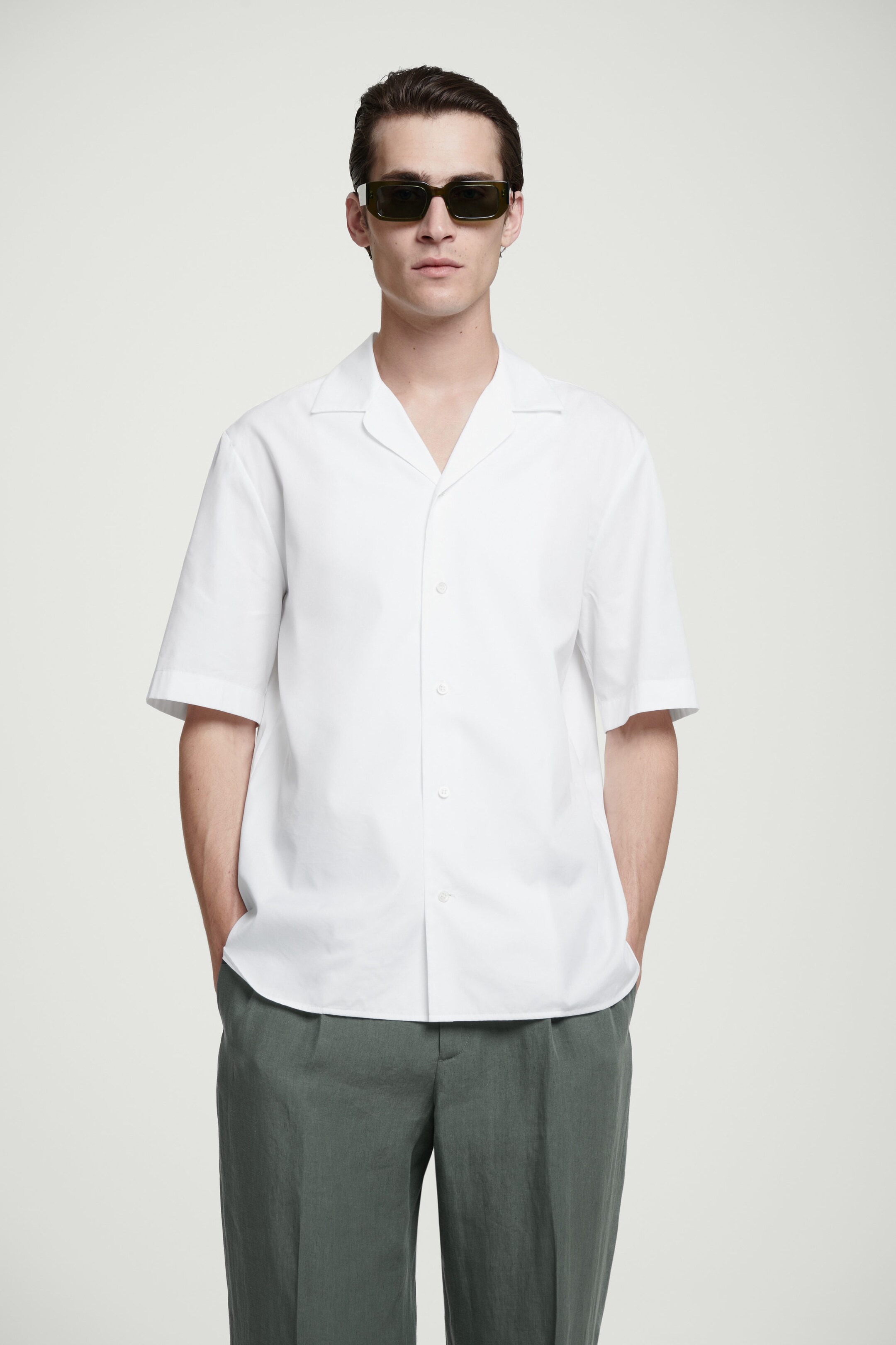 COS high quality REGULAR-FIT LINEN SHIRT SIZE 2