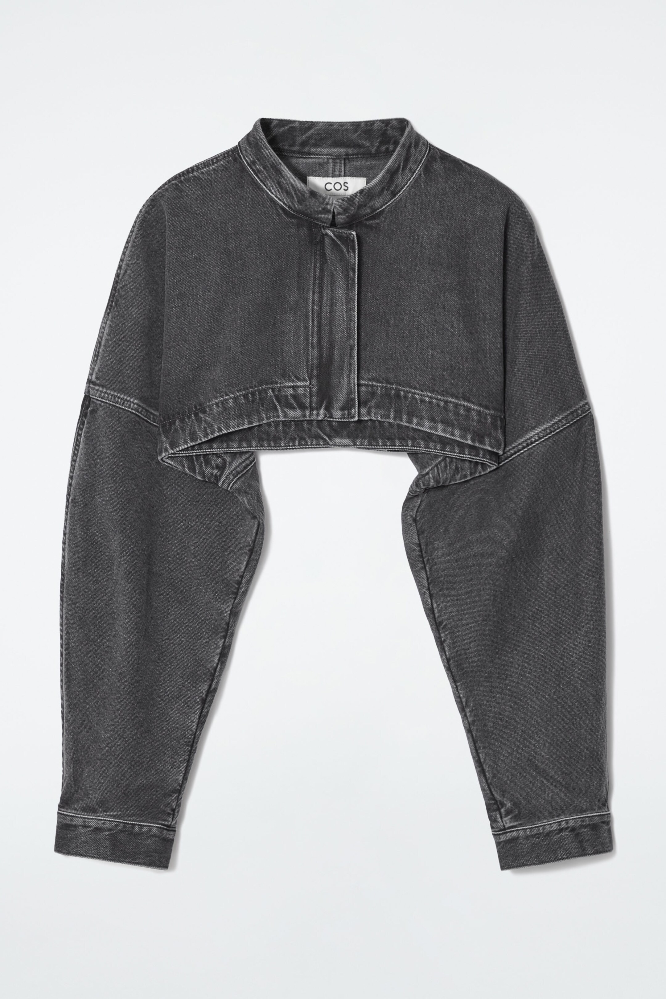 VERKÜRZTE HYBRIDE JEANSJACKE