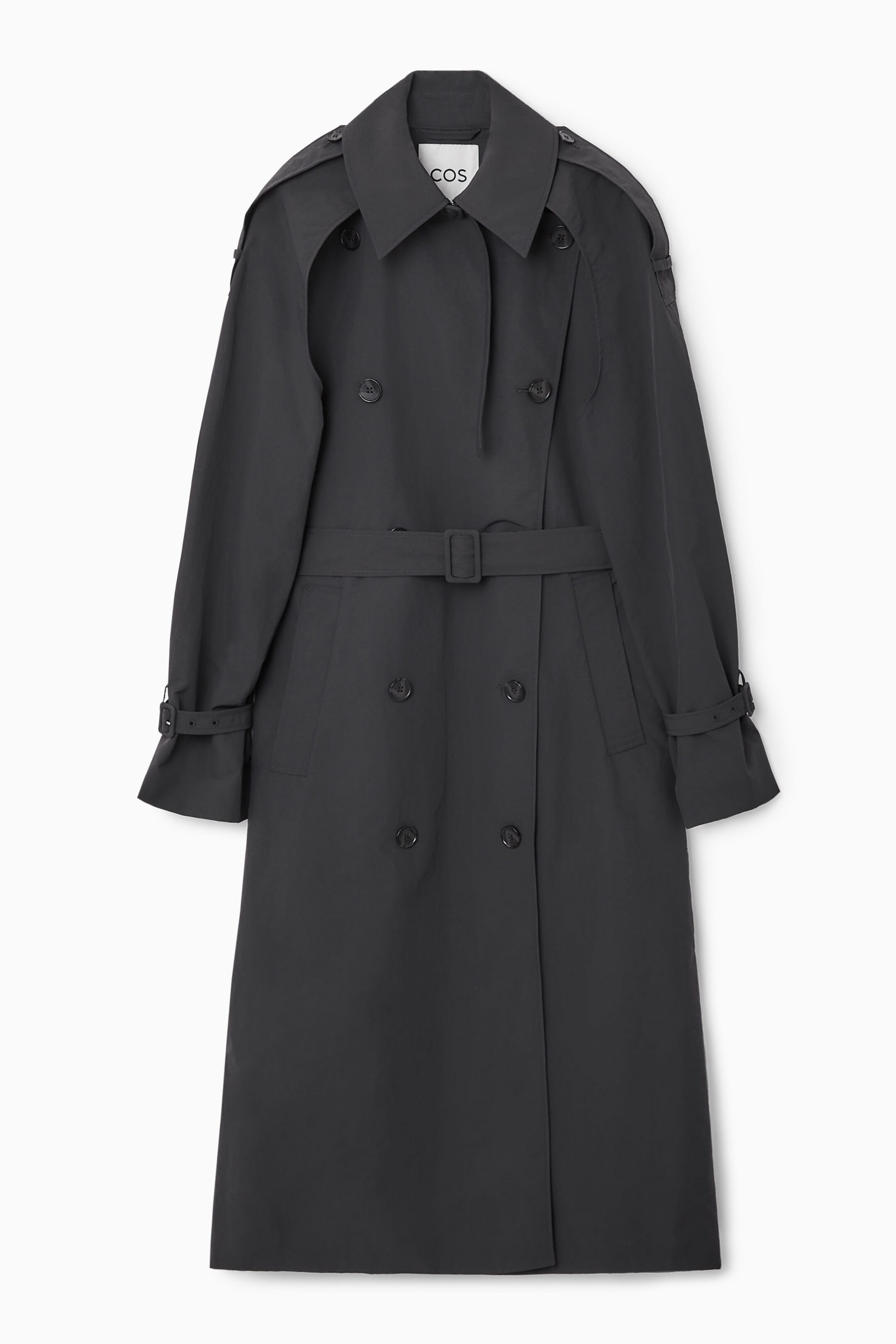 CONVERTIBLE NYLON TRENCH COAT