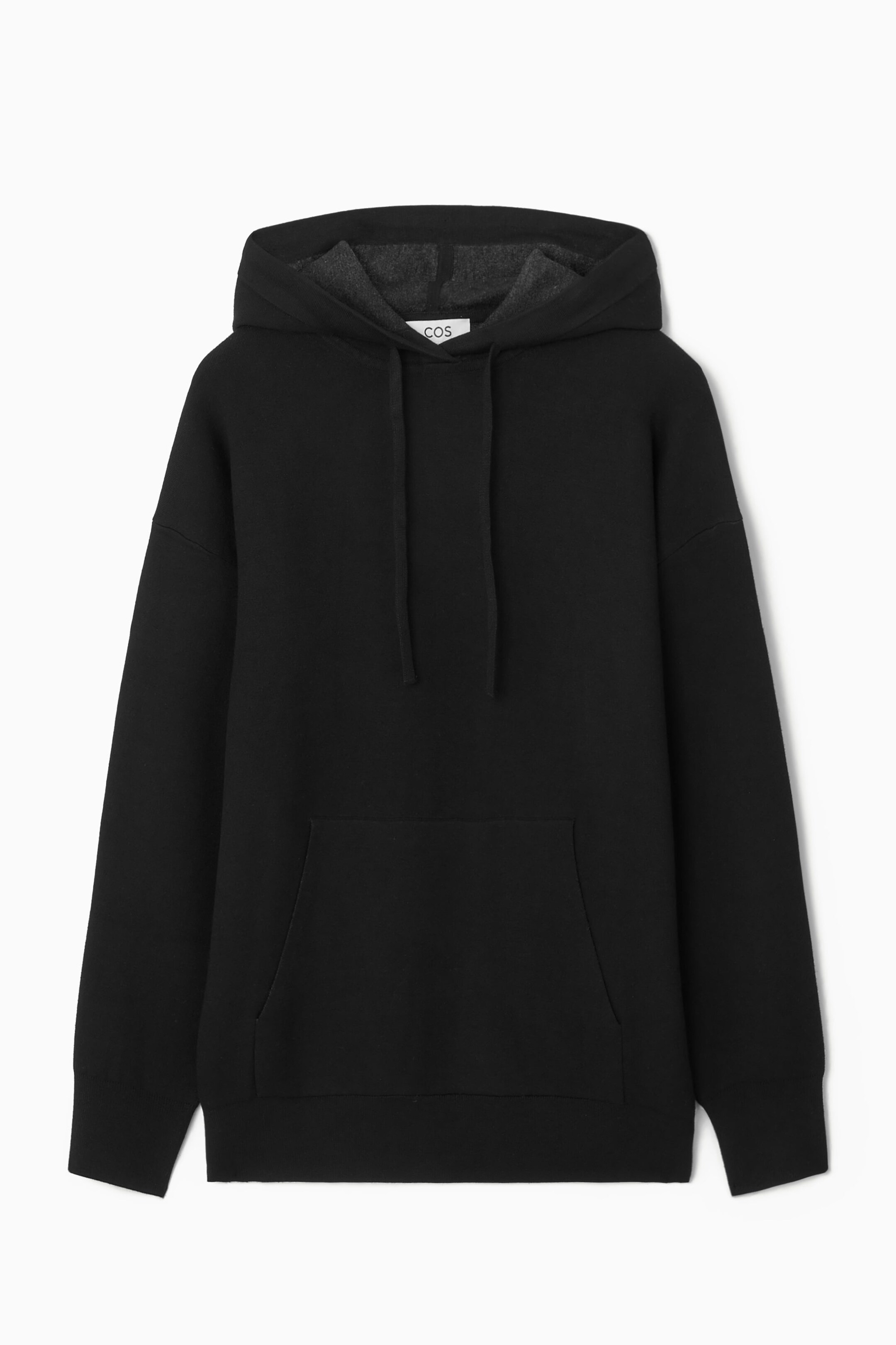 DOUBLE-FACED KNITTED HOODIE