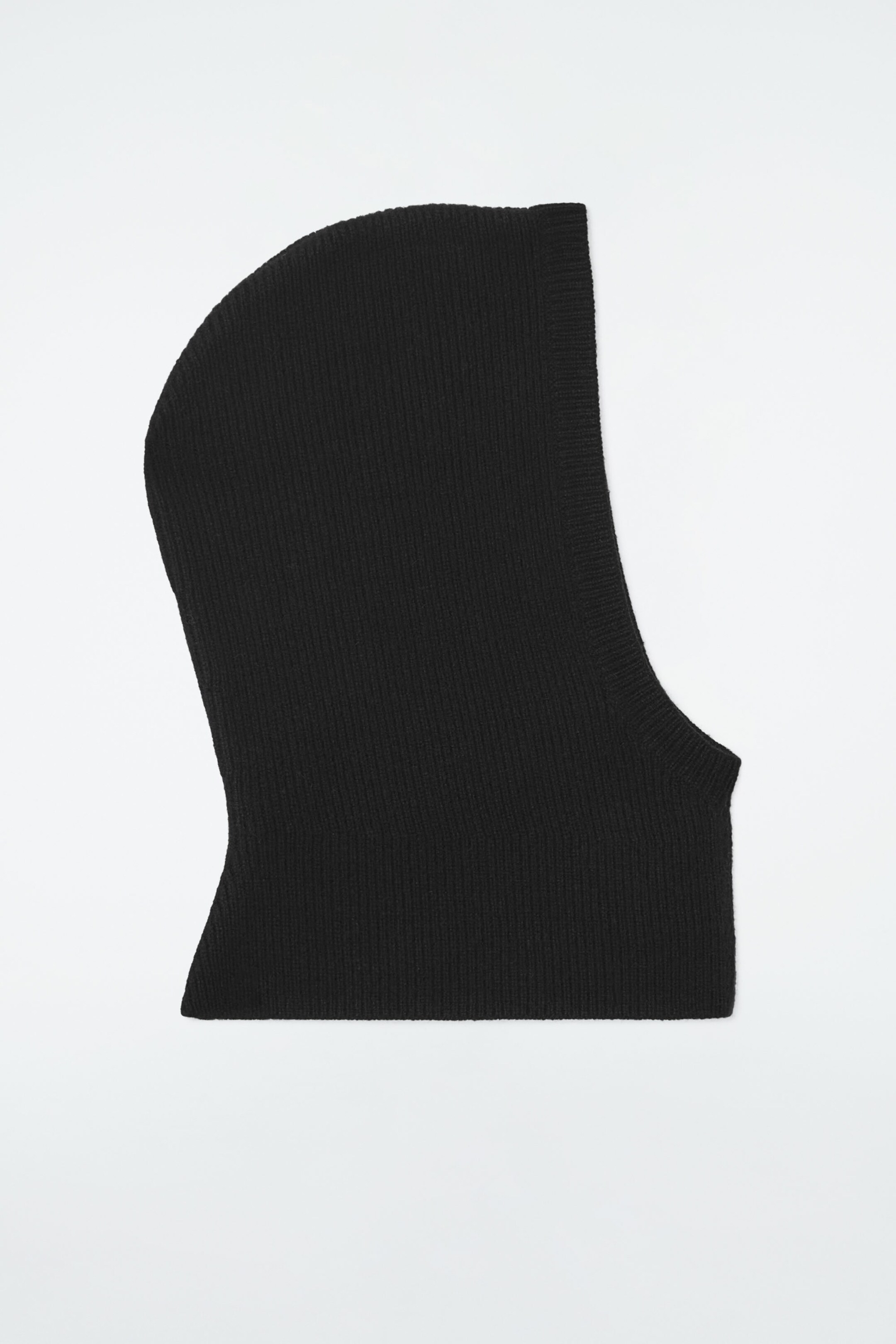 RIBBED WOOL-CASHMERE BALACLAVA