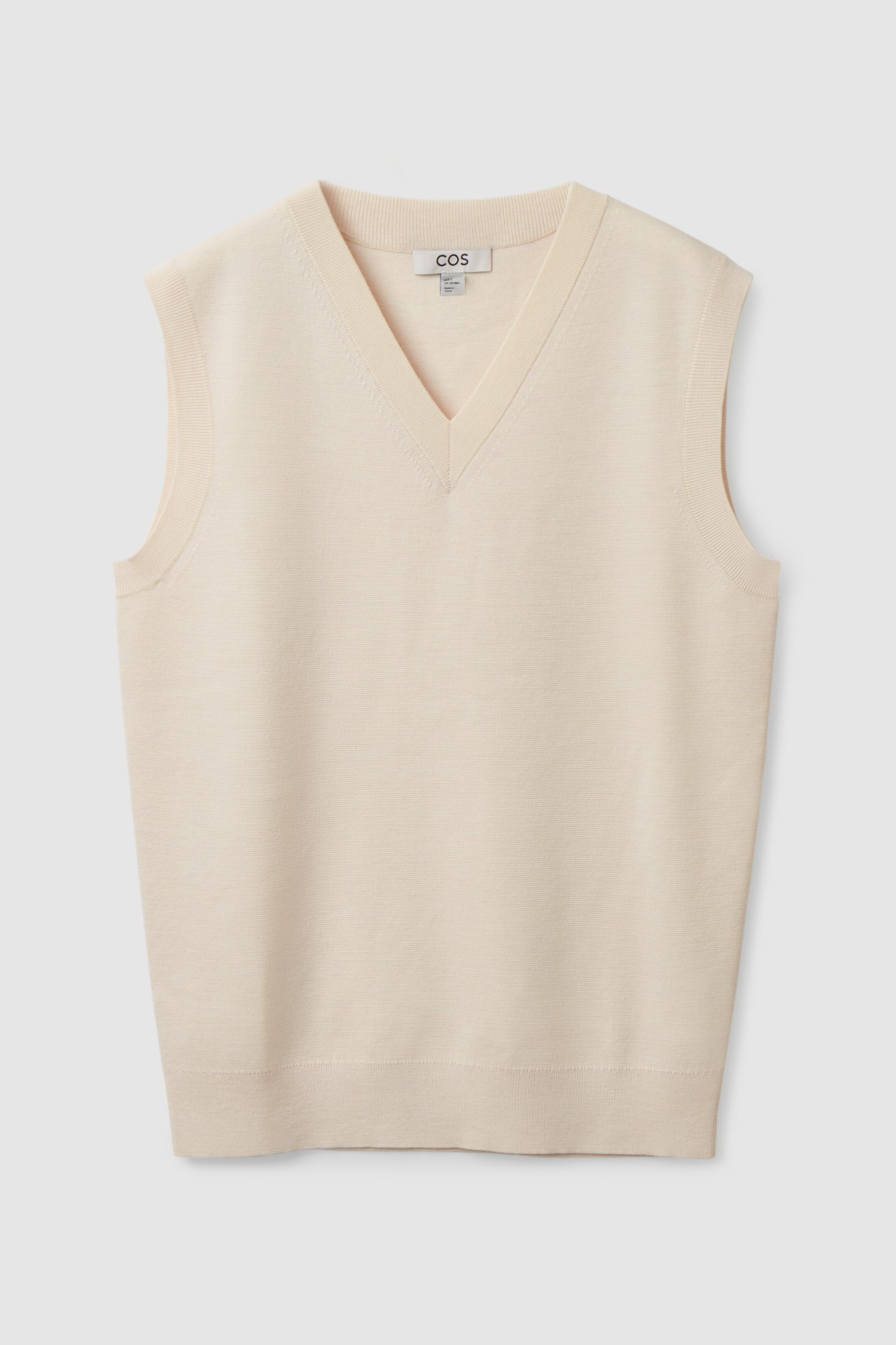 COS V-Neck Wool outlet Vest