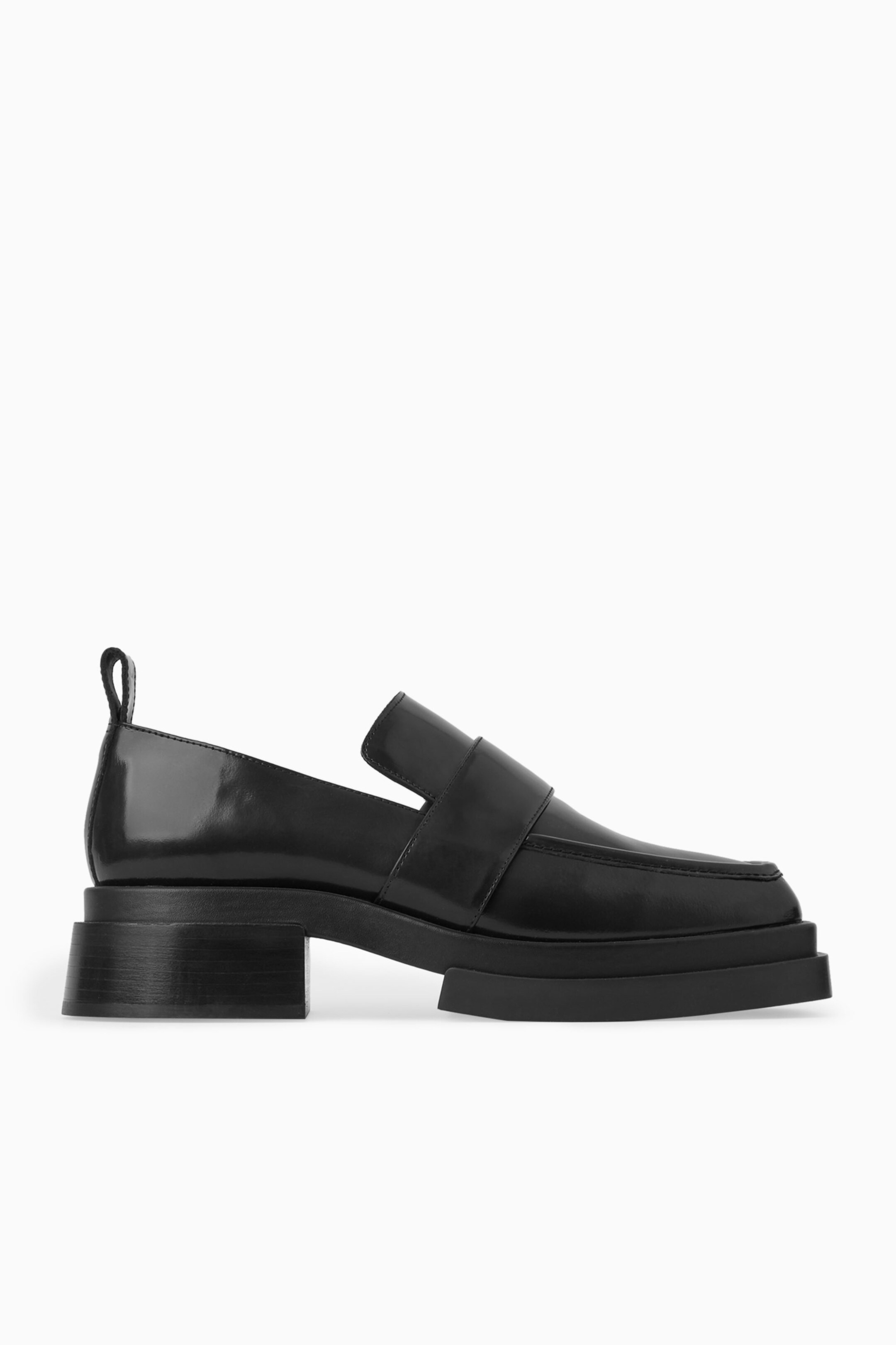 CHUNKY LEATHER LOAFERS