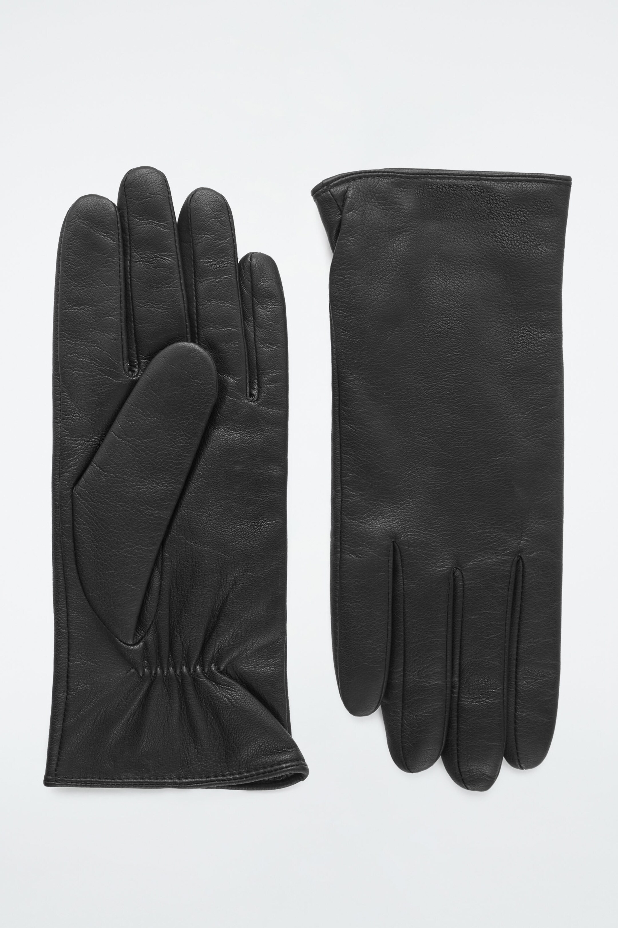 GANTS EN CUIR DOUBLÉS CACHEMIRE