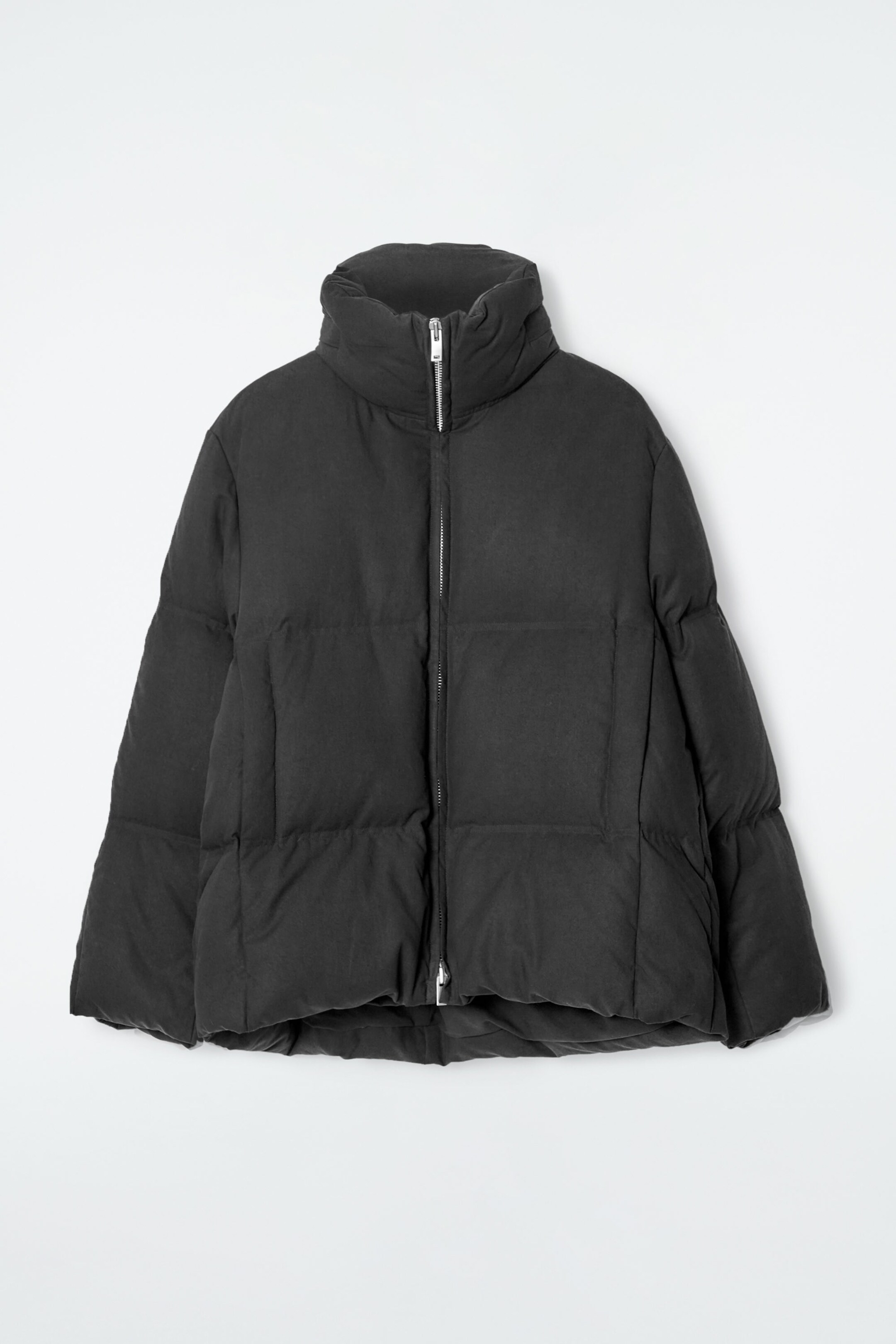 OVERSIZED HOODED DOWN PUFFER JACKET