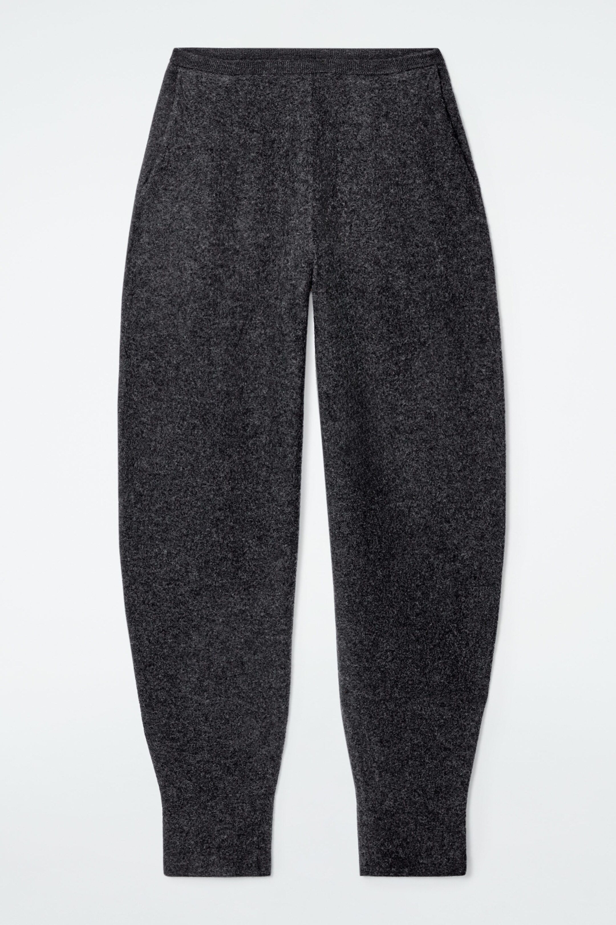 BOILED MERINO WOOL TROUSERS