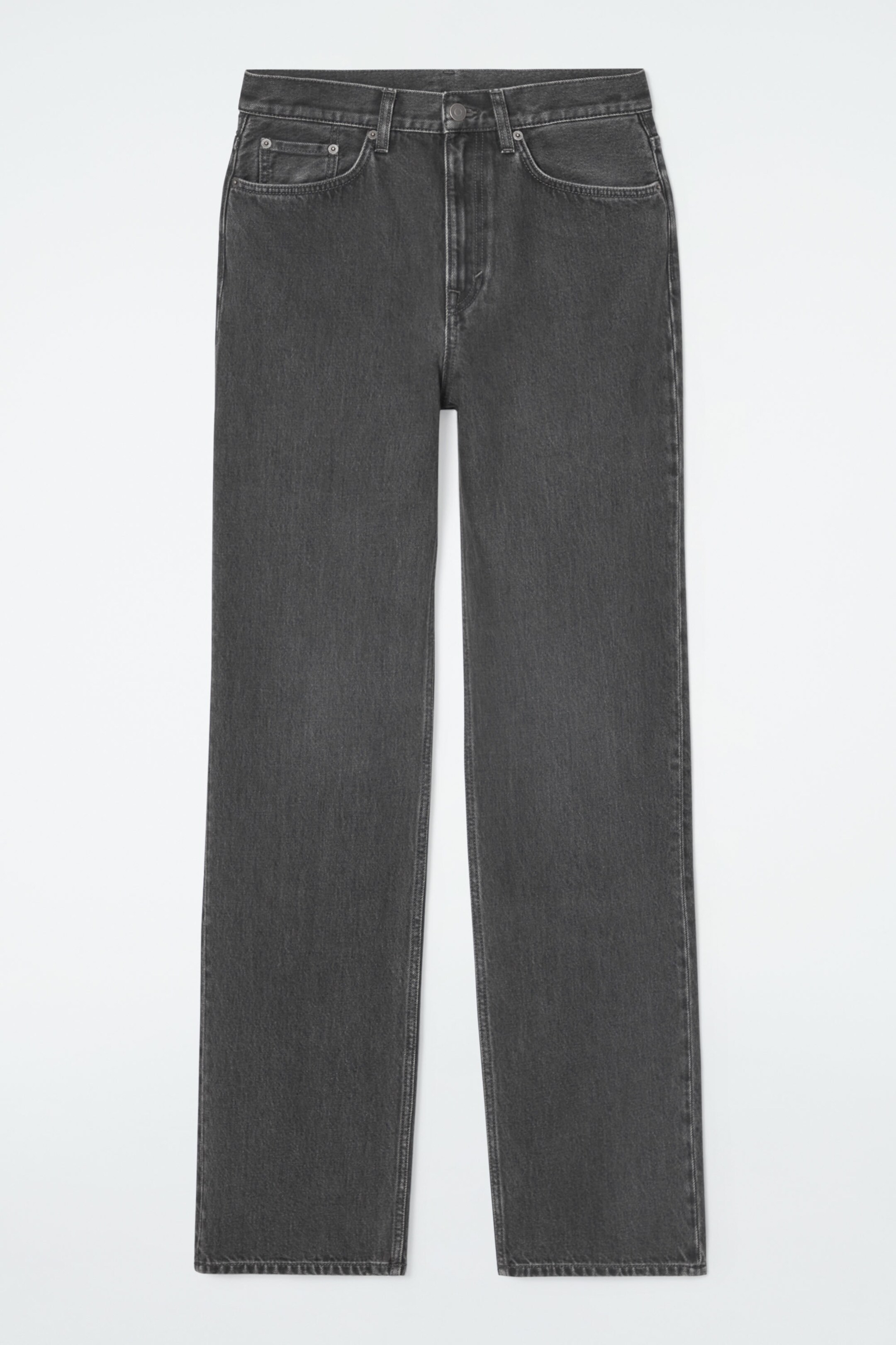 COLUMN STRAIGHT-LEG JEANS