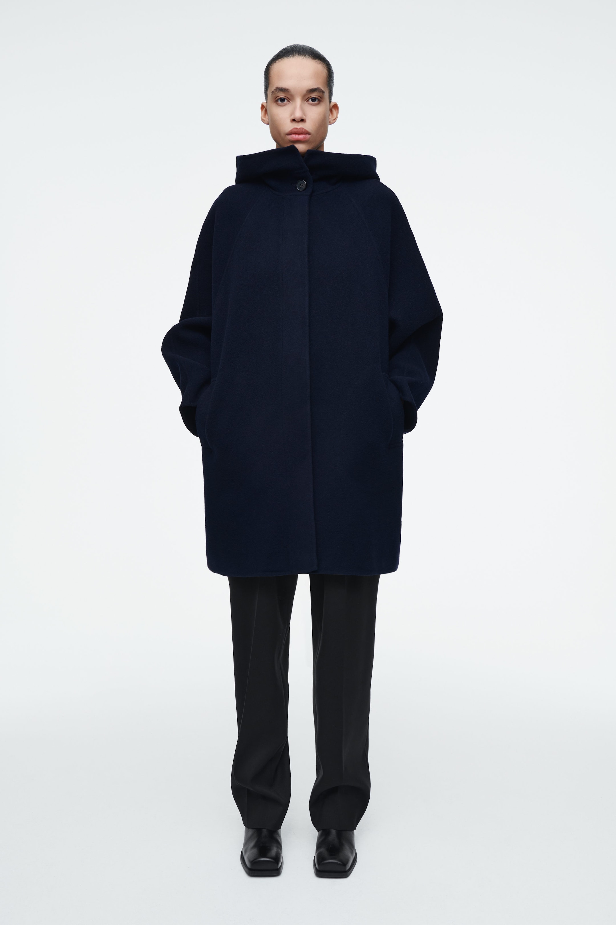 OVERSIZED DOUBLE-FACED WOOL COAT