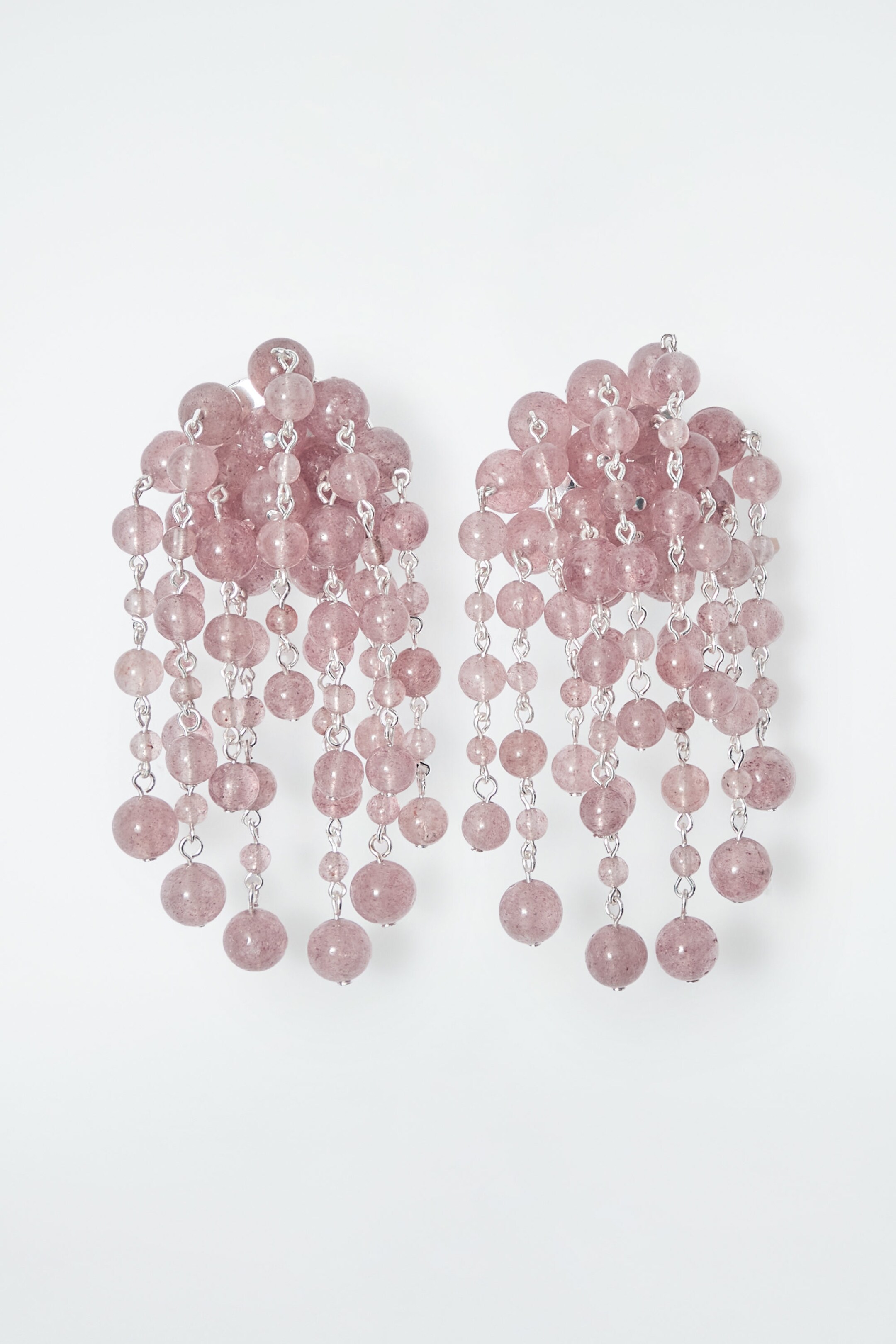 LES PENDANTS D'OREILLES CASCADE EN QUARTZ