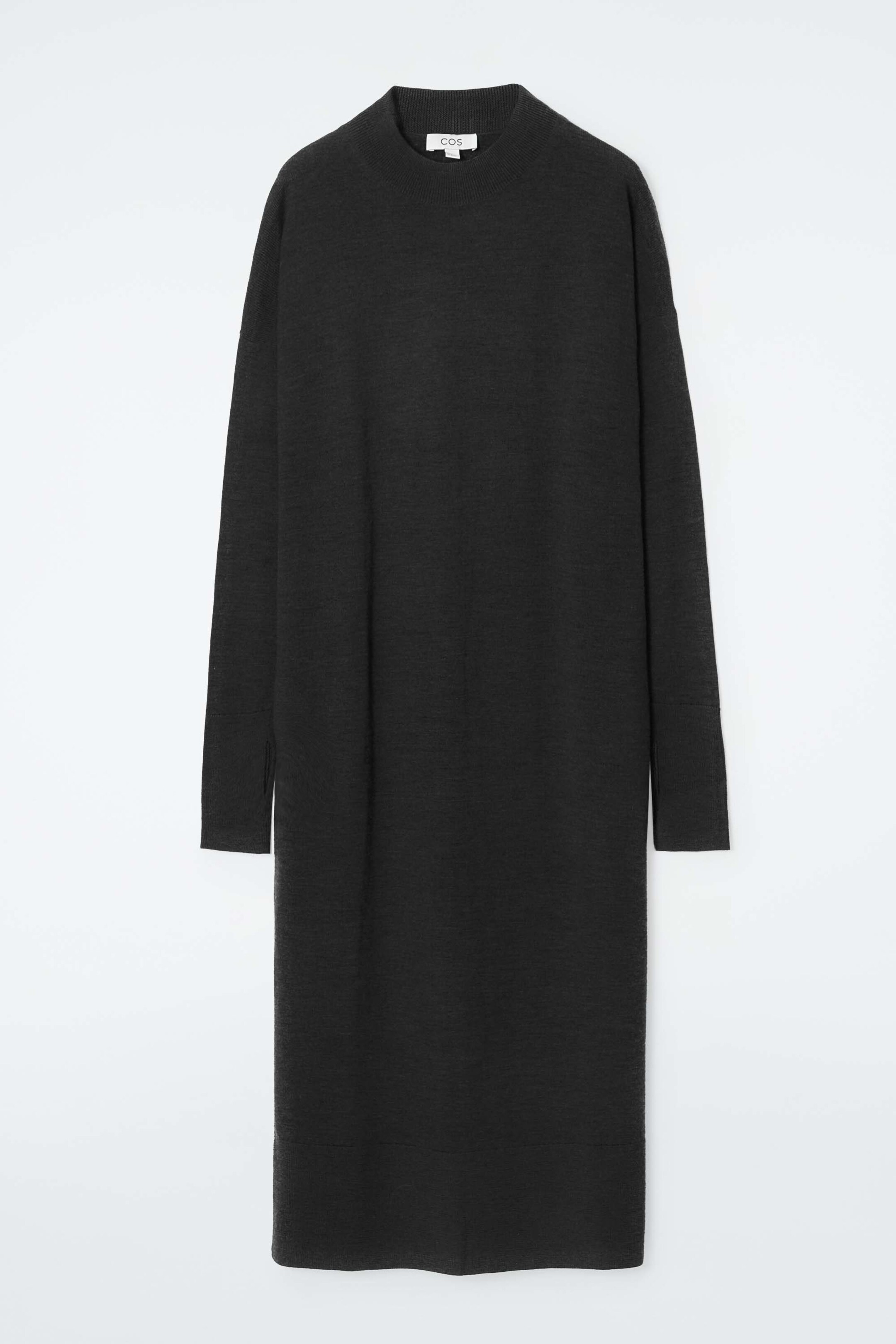 MERINO WOOL MIDI DRESS