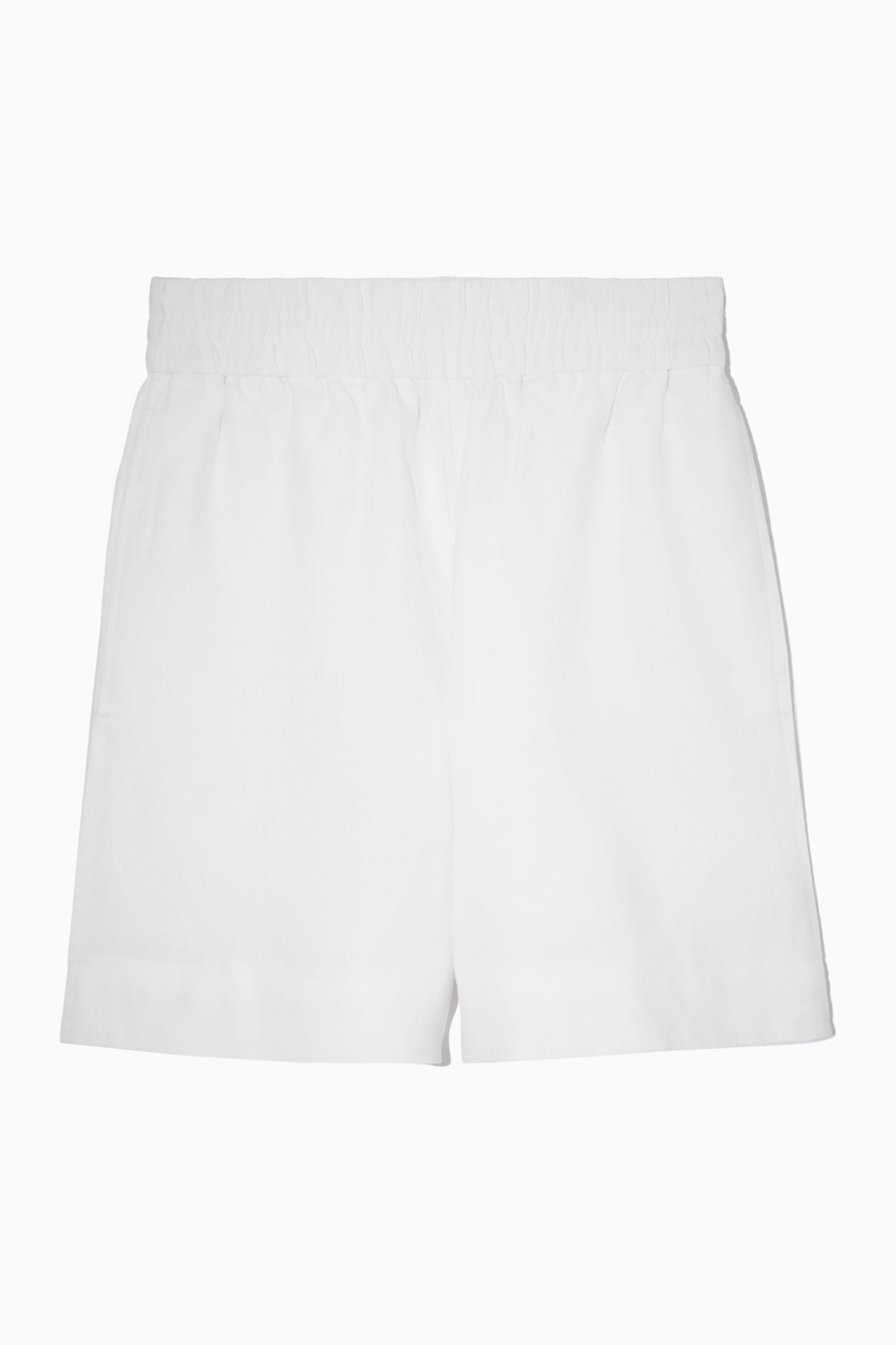 LEINENSHORTS MIT ELASTISCHEM BUND