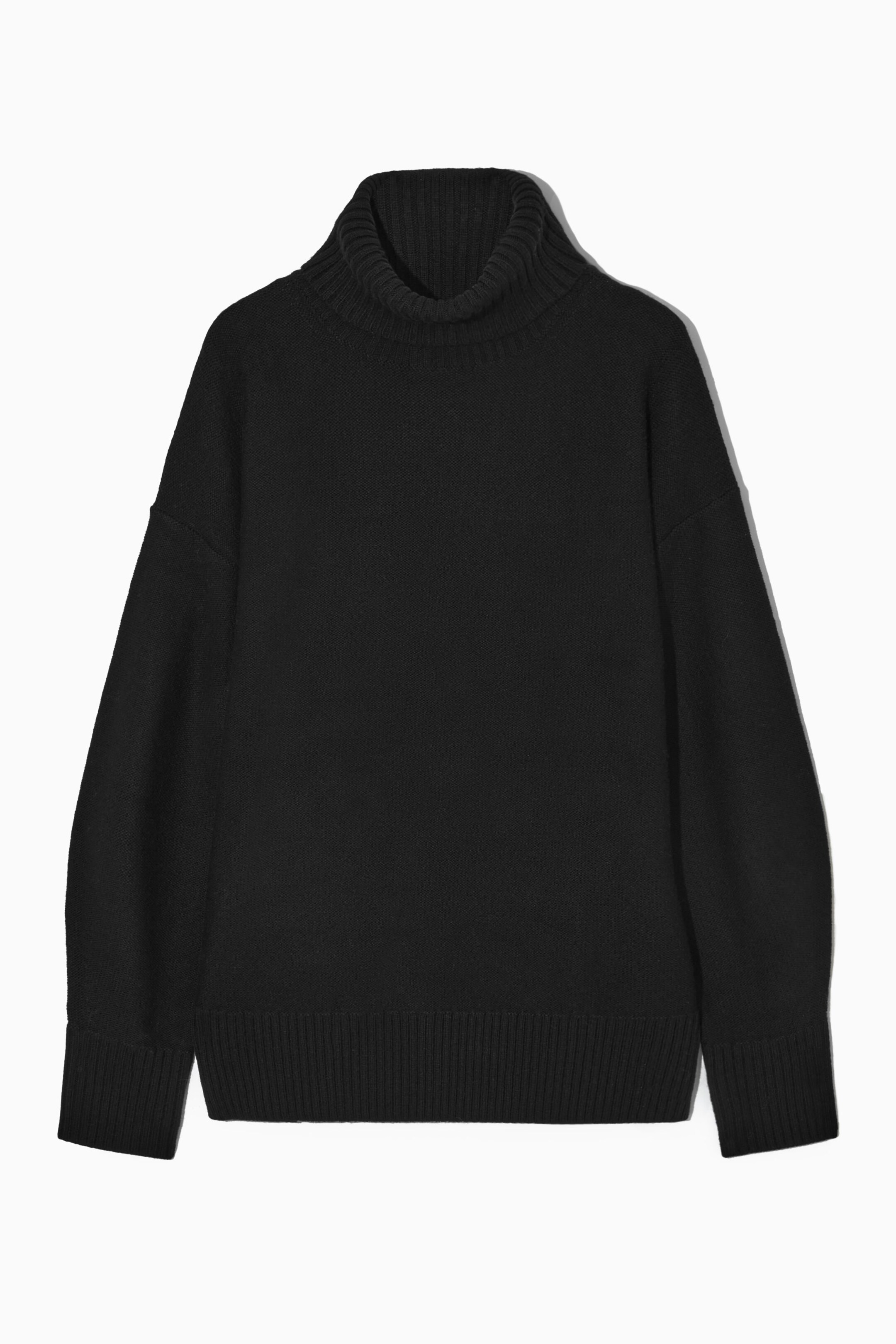 Cos black turtleneck hotsell