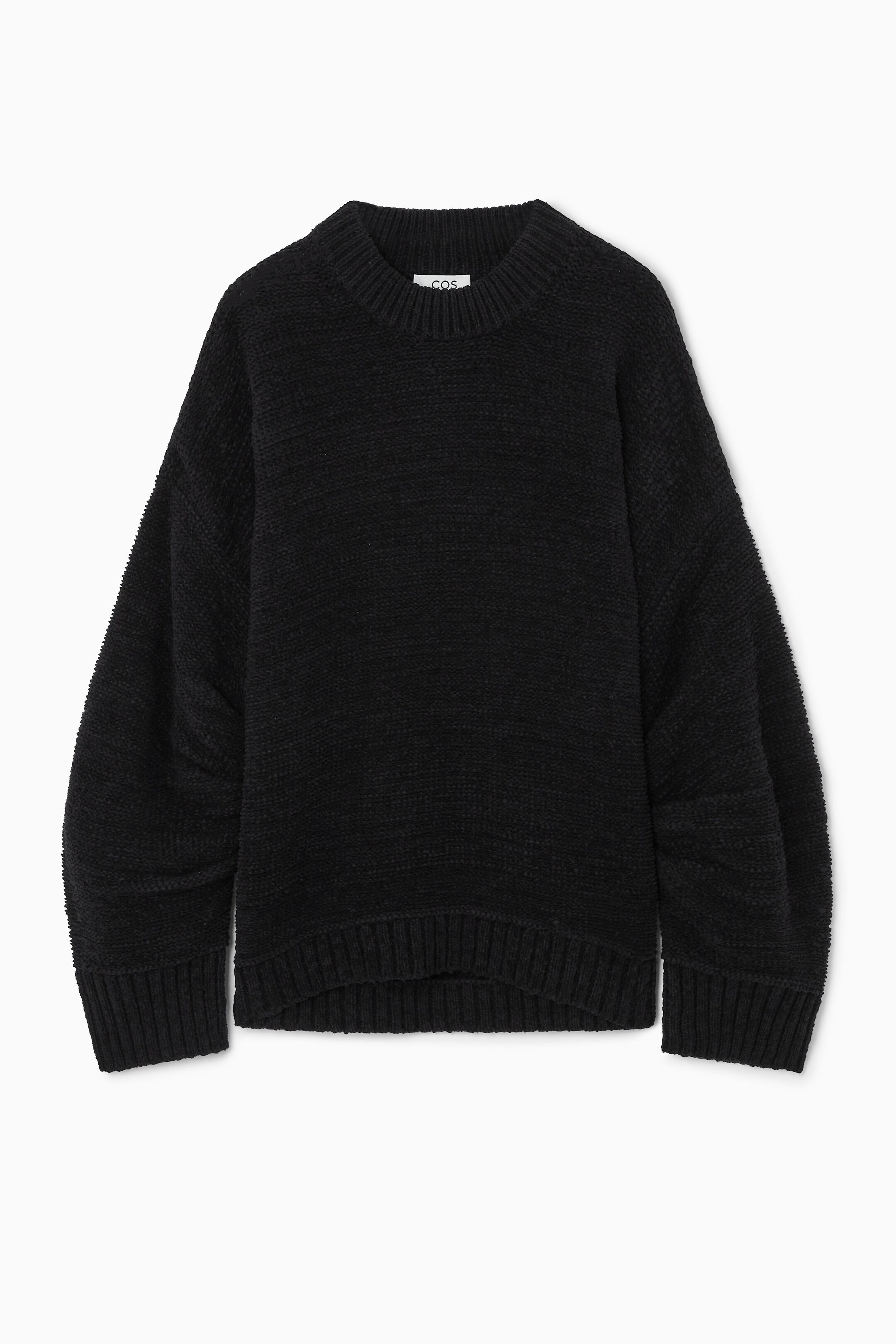 GATHERED-SLEEVE JUMPER