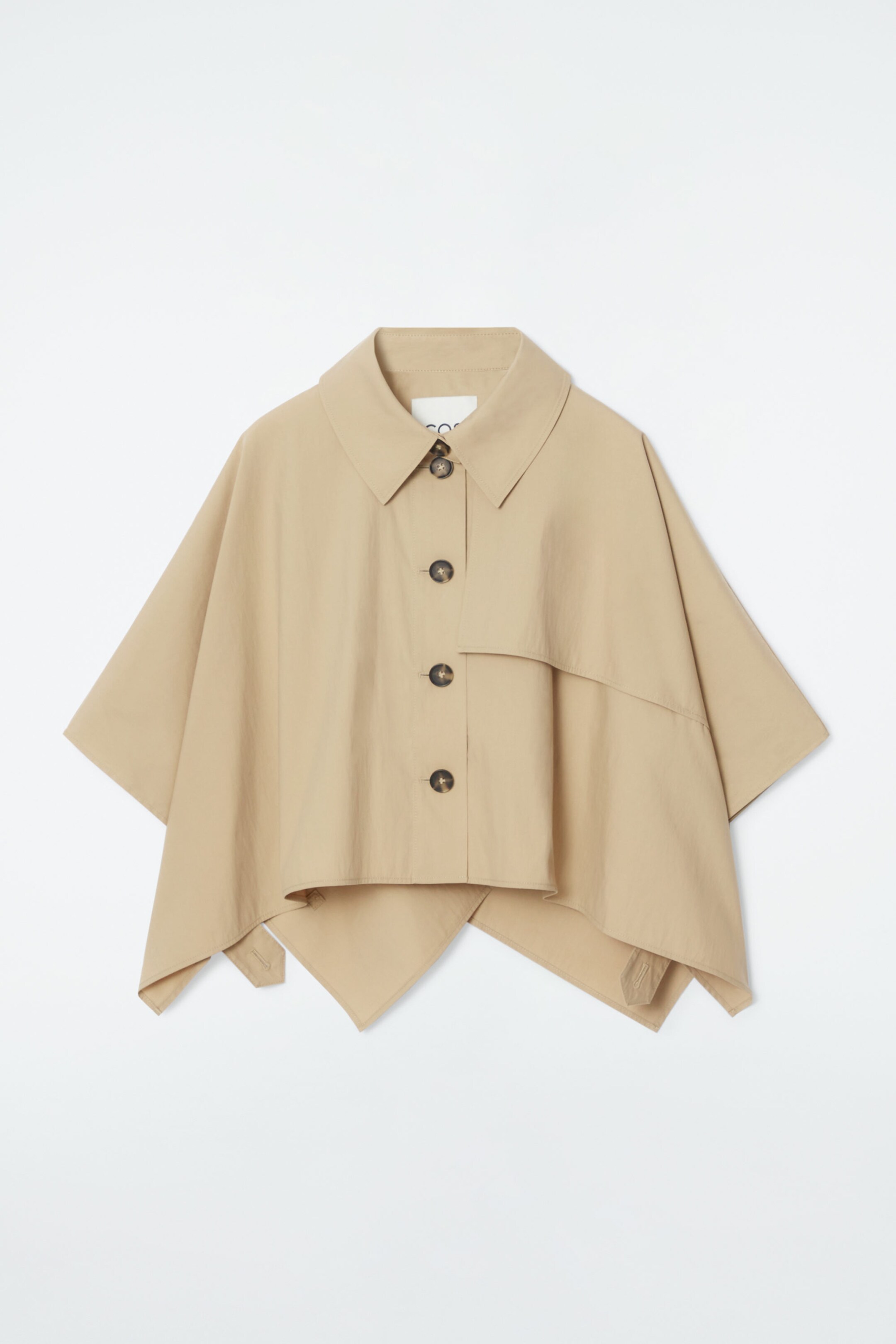 CAPE COURTE FAÇON TRENCH-COAT