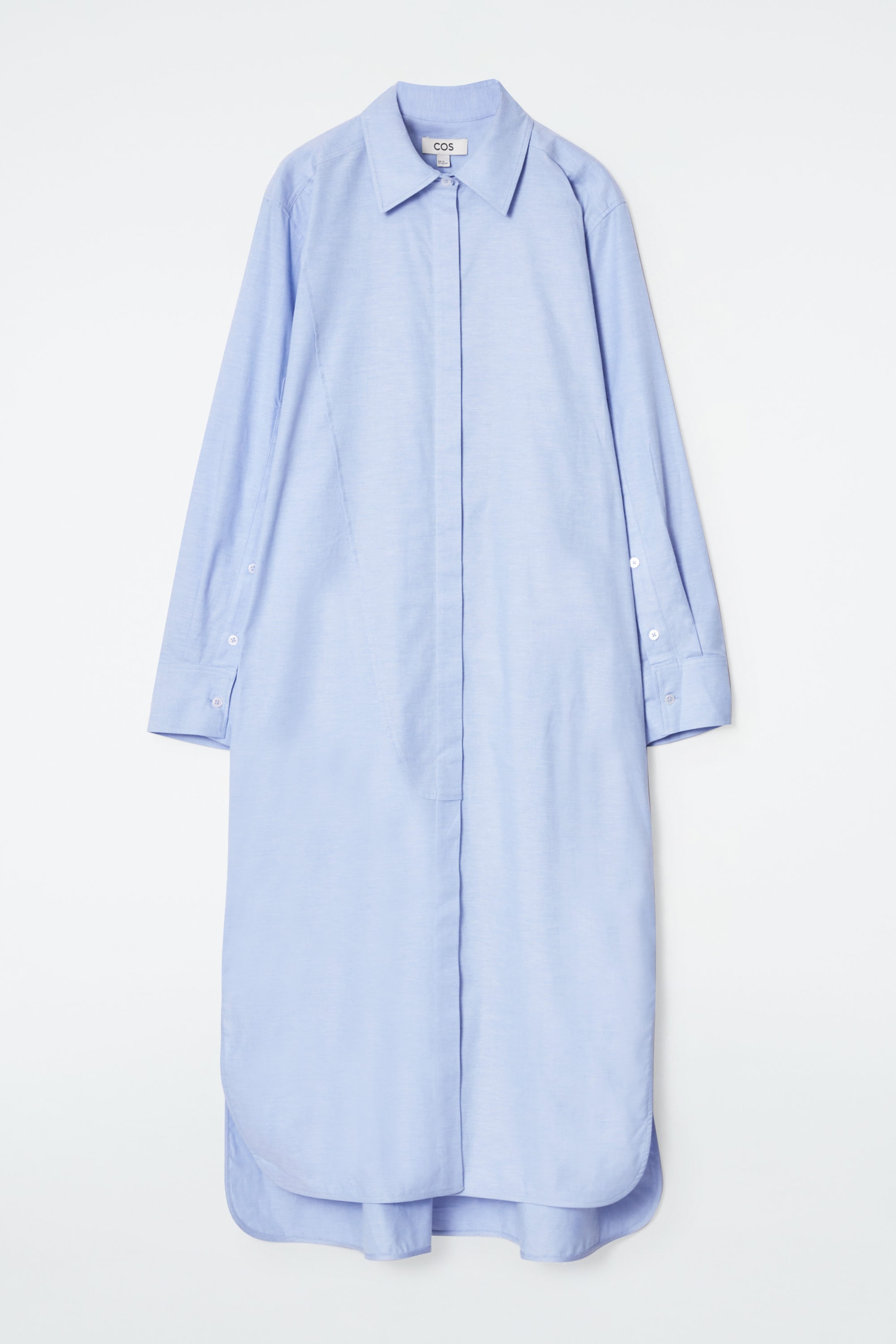 ASYMMETRIC DECONSTRUCTED SHIRT DRESS