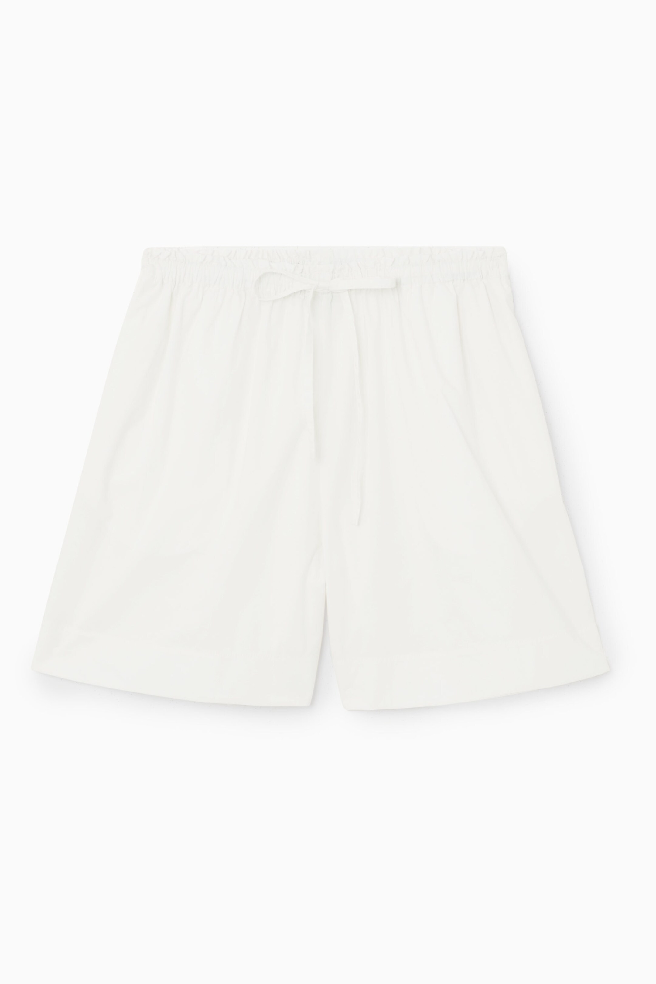 GATHERED DRAWSTRING SHORTS