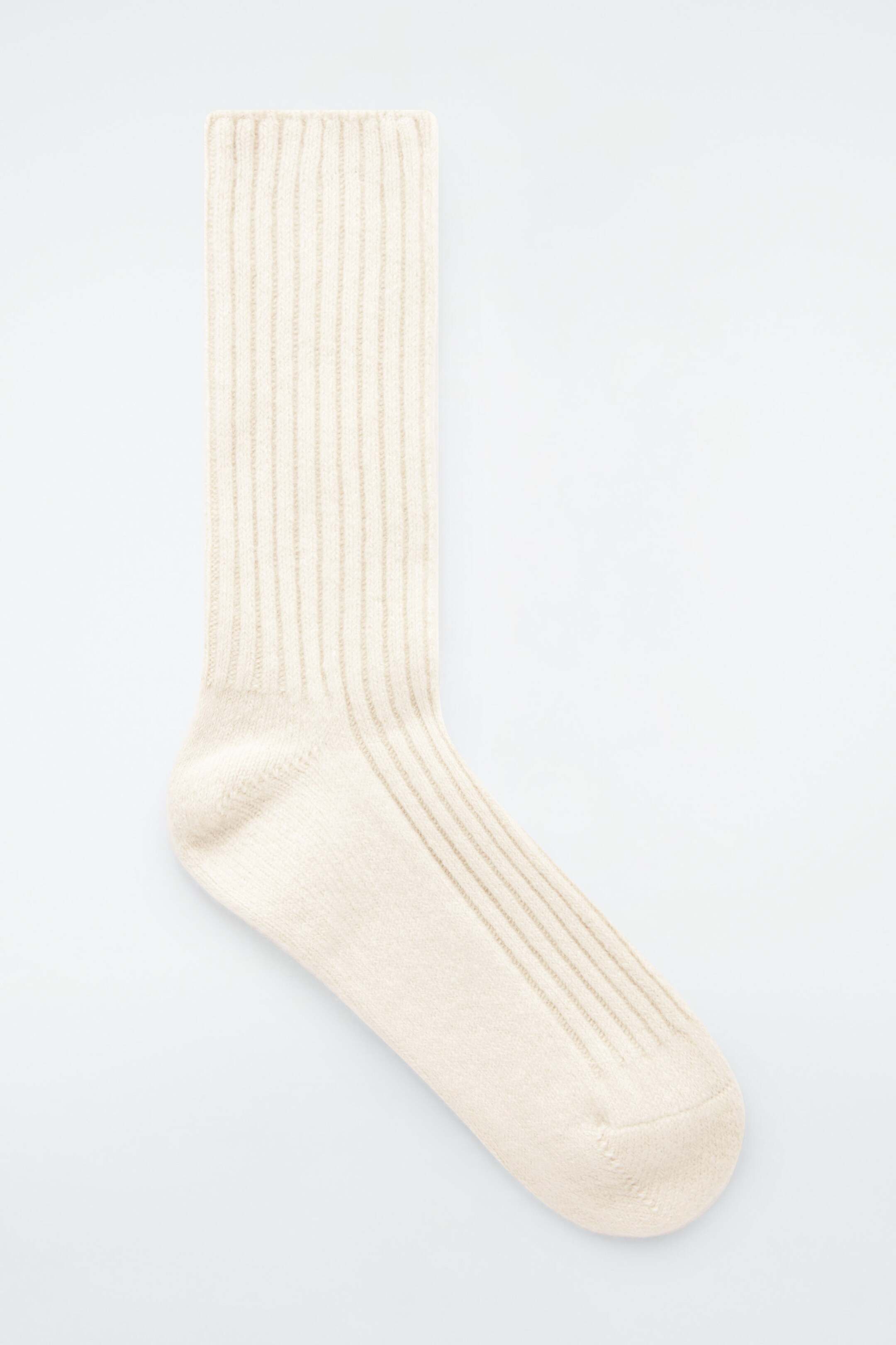 GERIPPTE KASCHMIRSOCKEN