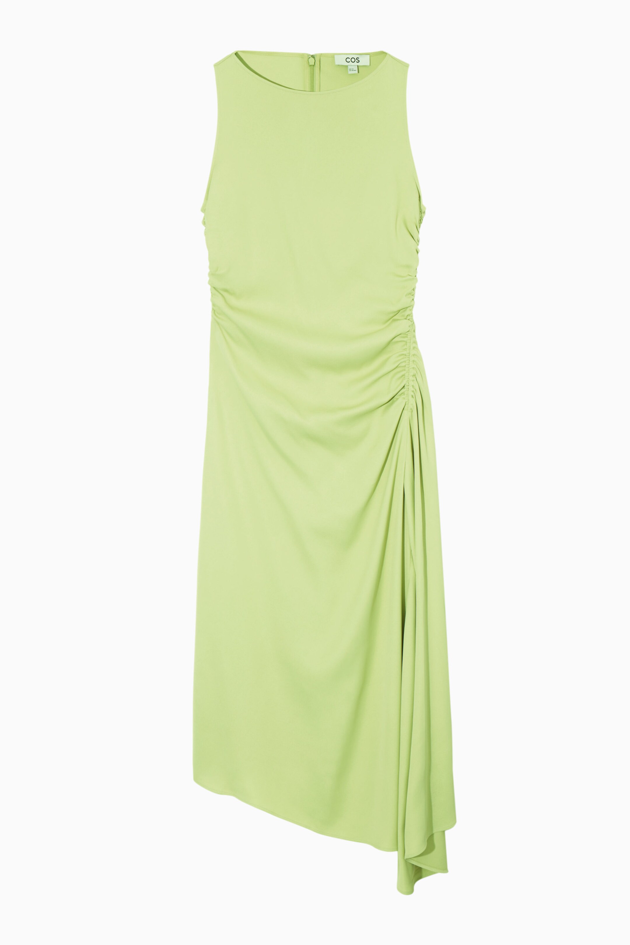 Cos green silk dress orders