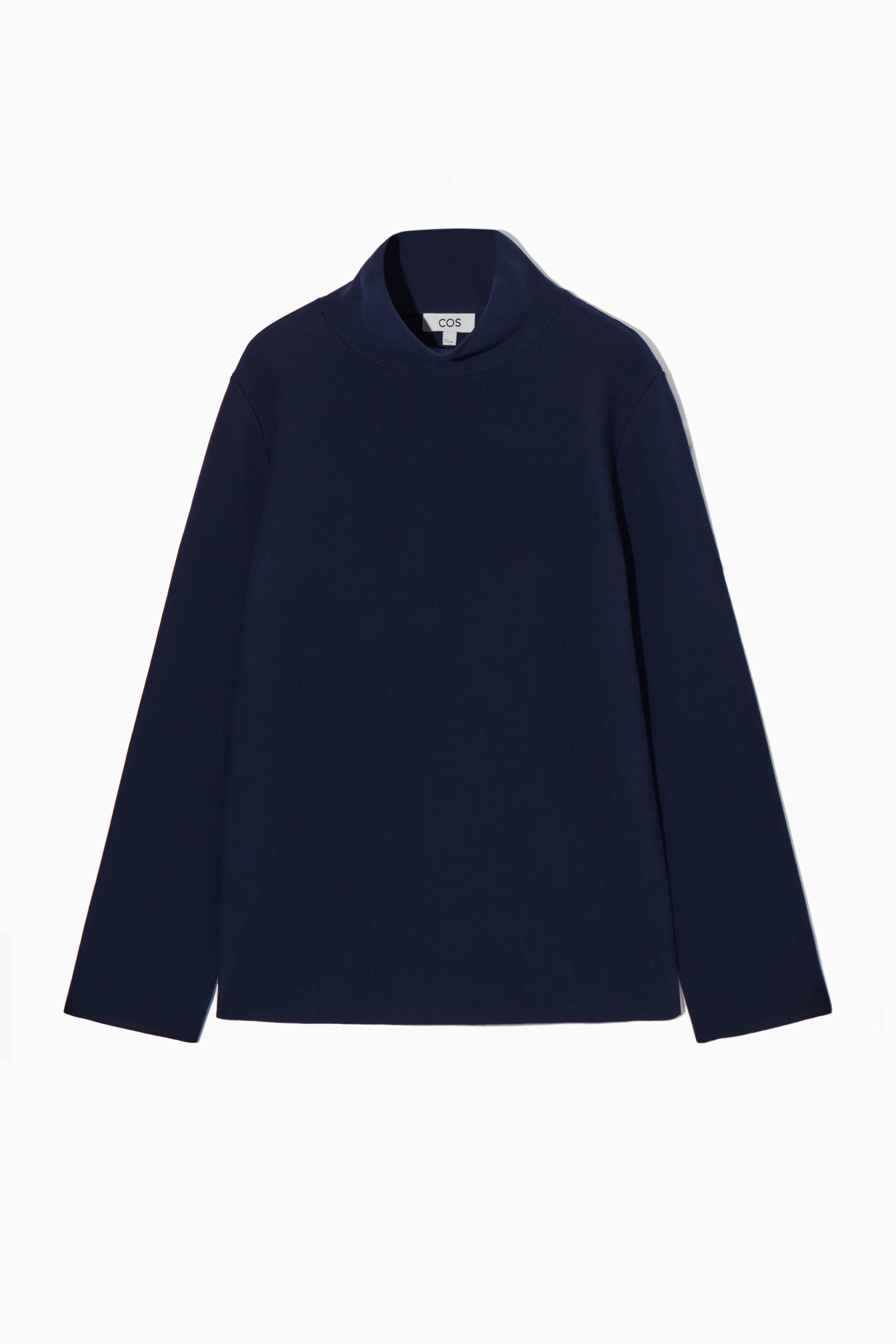 A-LINE FUNNEL-NECK TOP