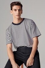 Placeholder for: men's striped t-shirt