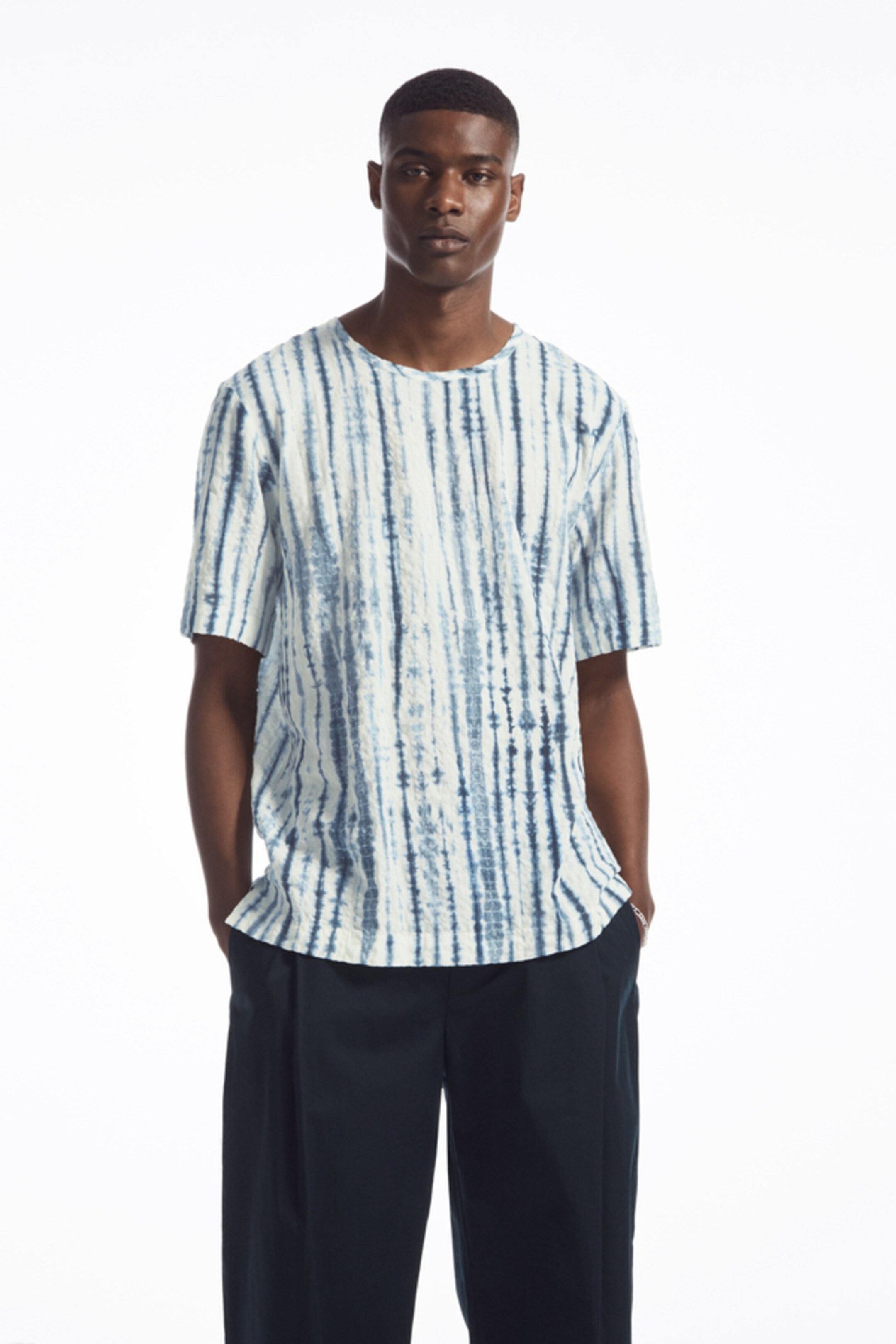 mens shibori tshirt