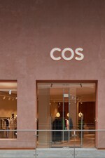 Placeholder for: COS store showcasing natural clay plaster exterior